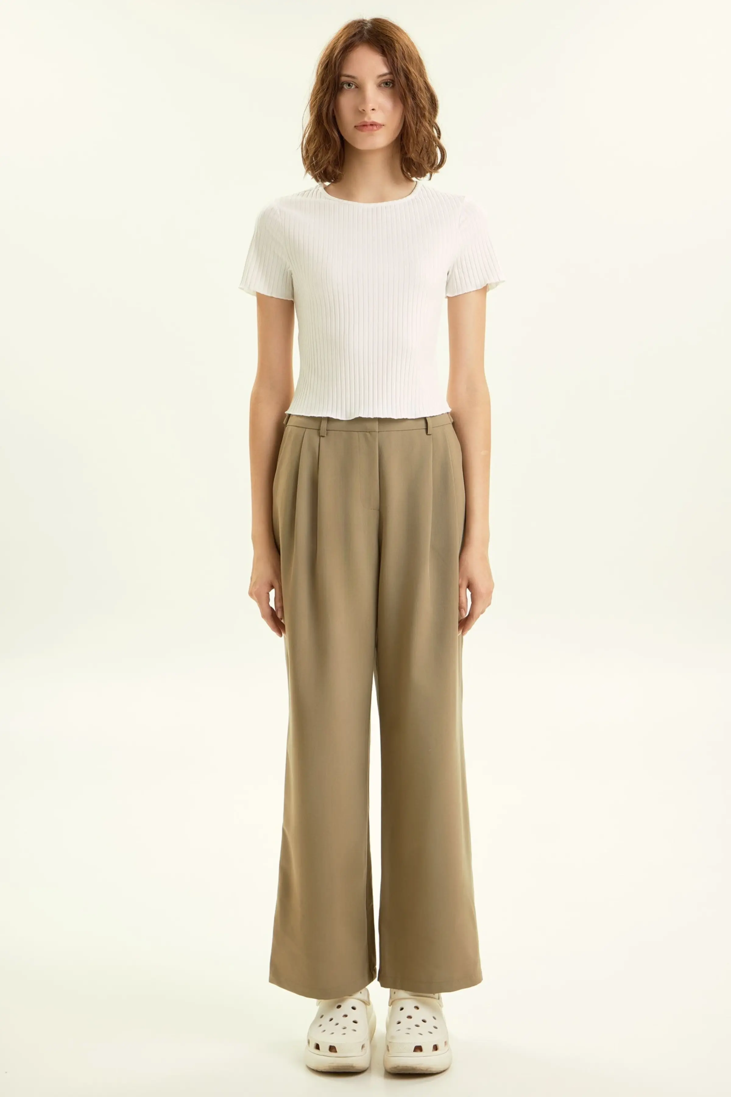 Брюки хаки для женщин 45326-14 71