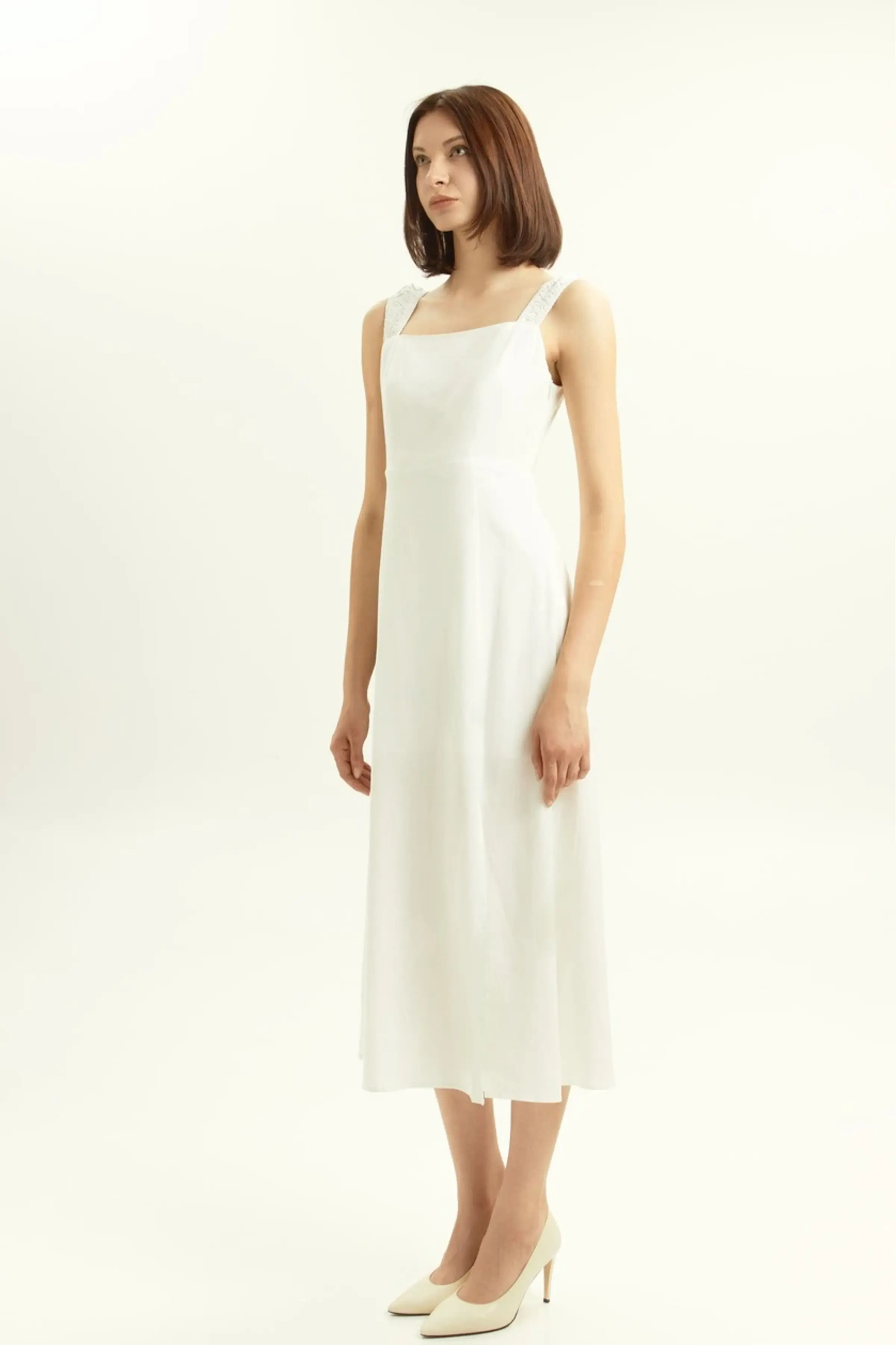 Платье белый для женщин 45269-4 54