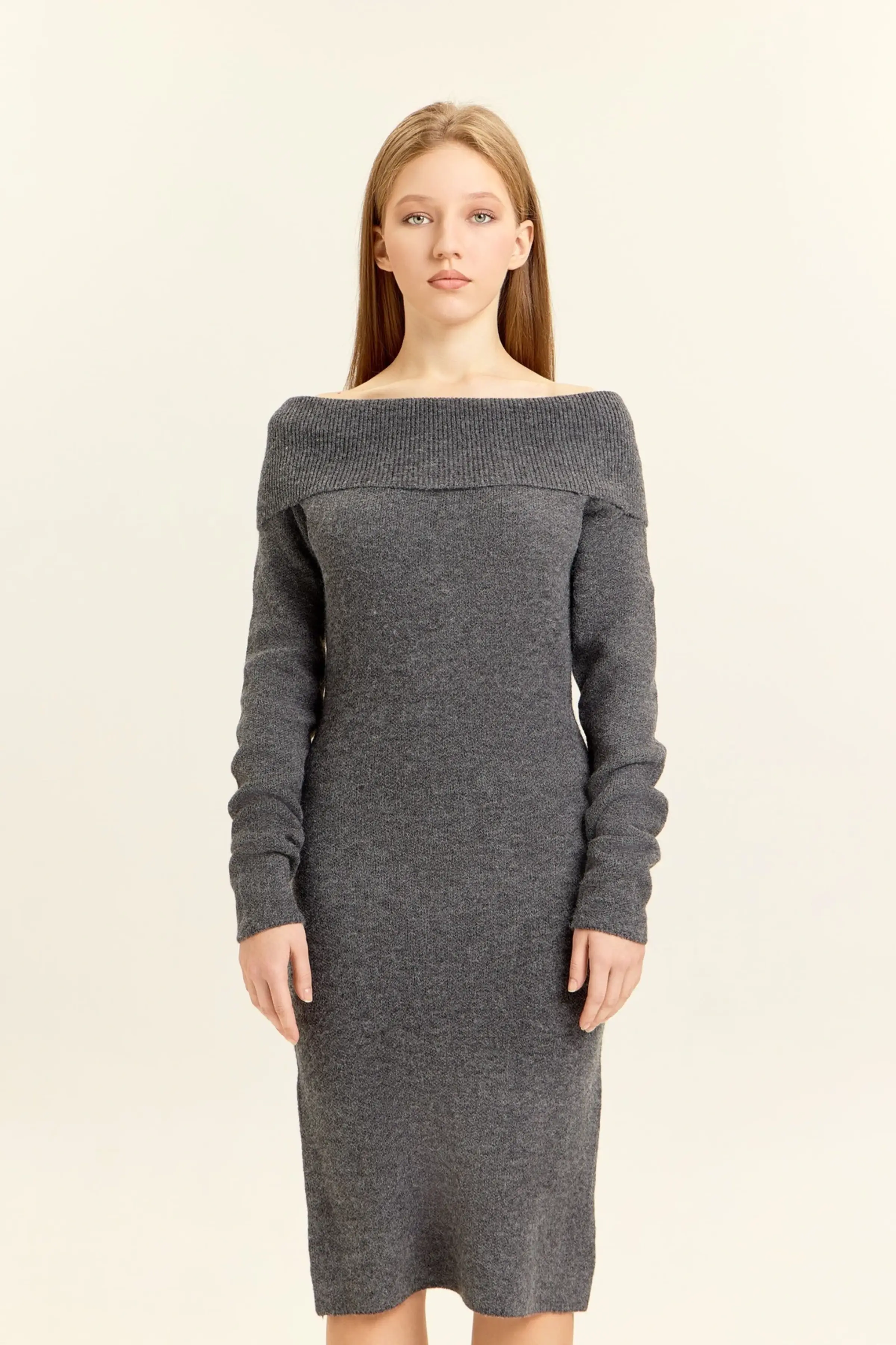 Платье темно-серый для женщин 47144-12 54