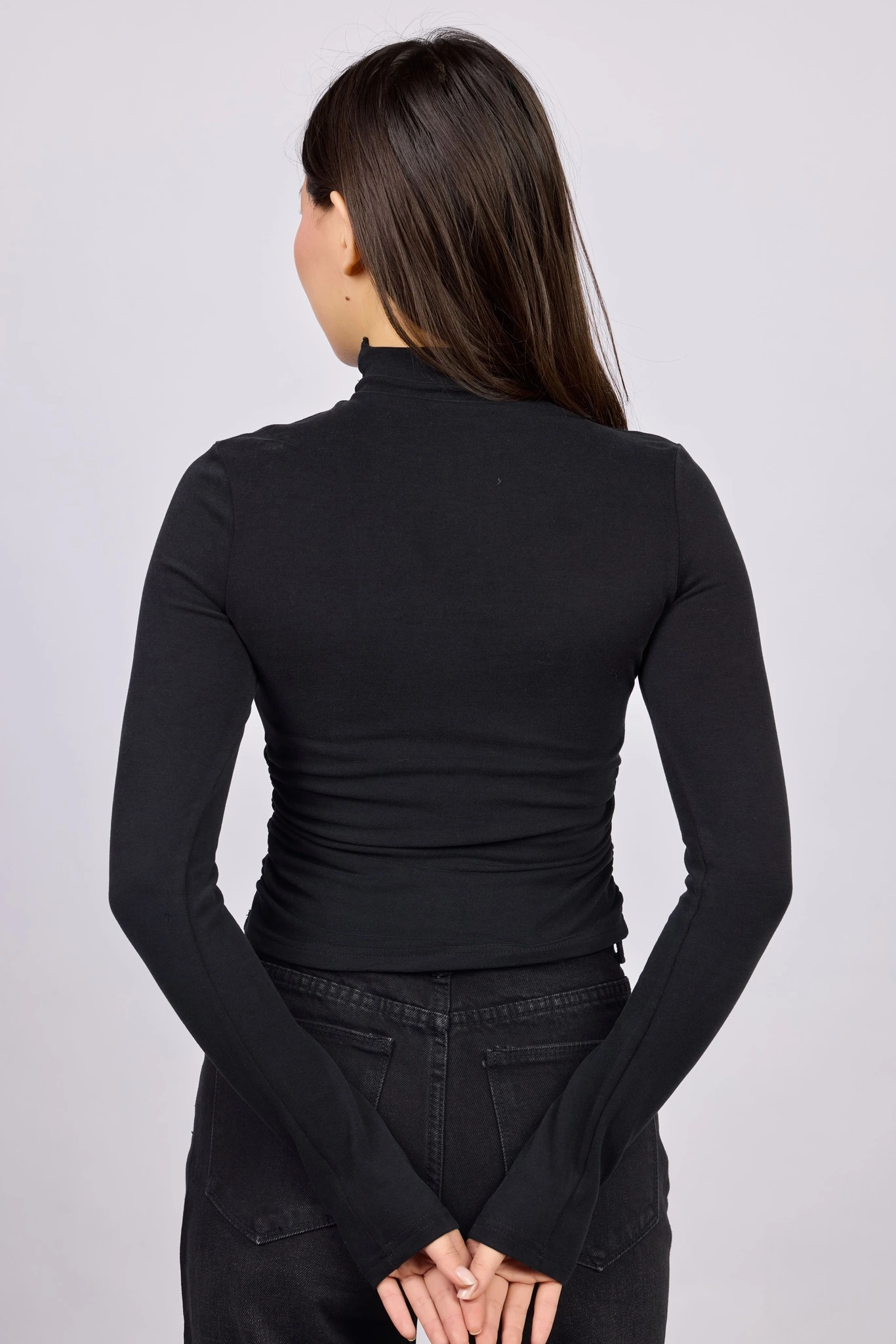 Лонгслив черный для женщин 42296-1 59