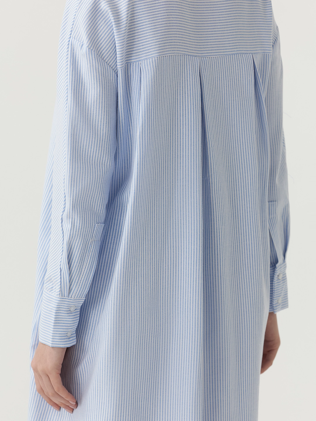 Платье бело-голубая полоска для женщин 48190-47 54