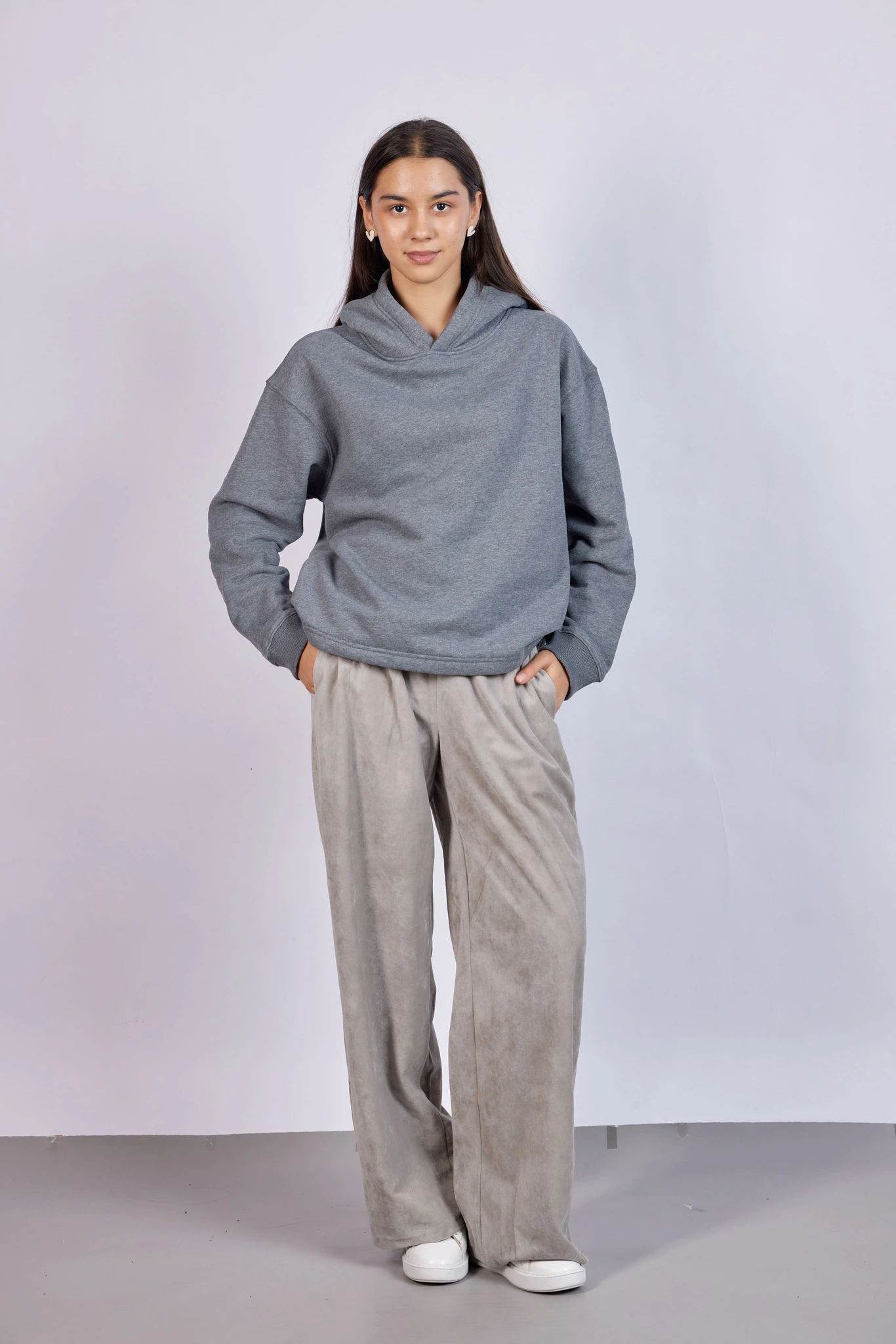 Худи темно-серый для женщин 43125-12 62