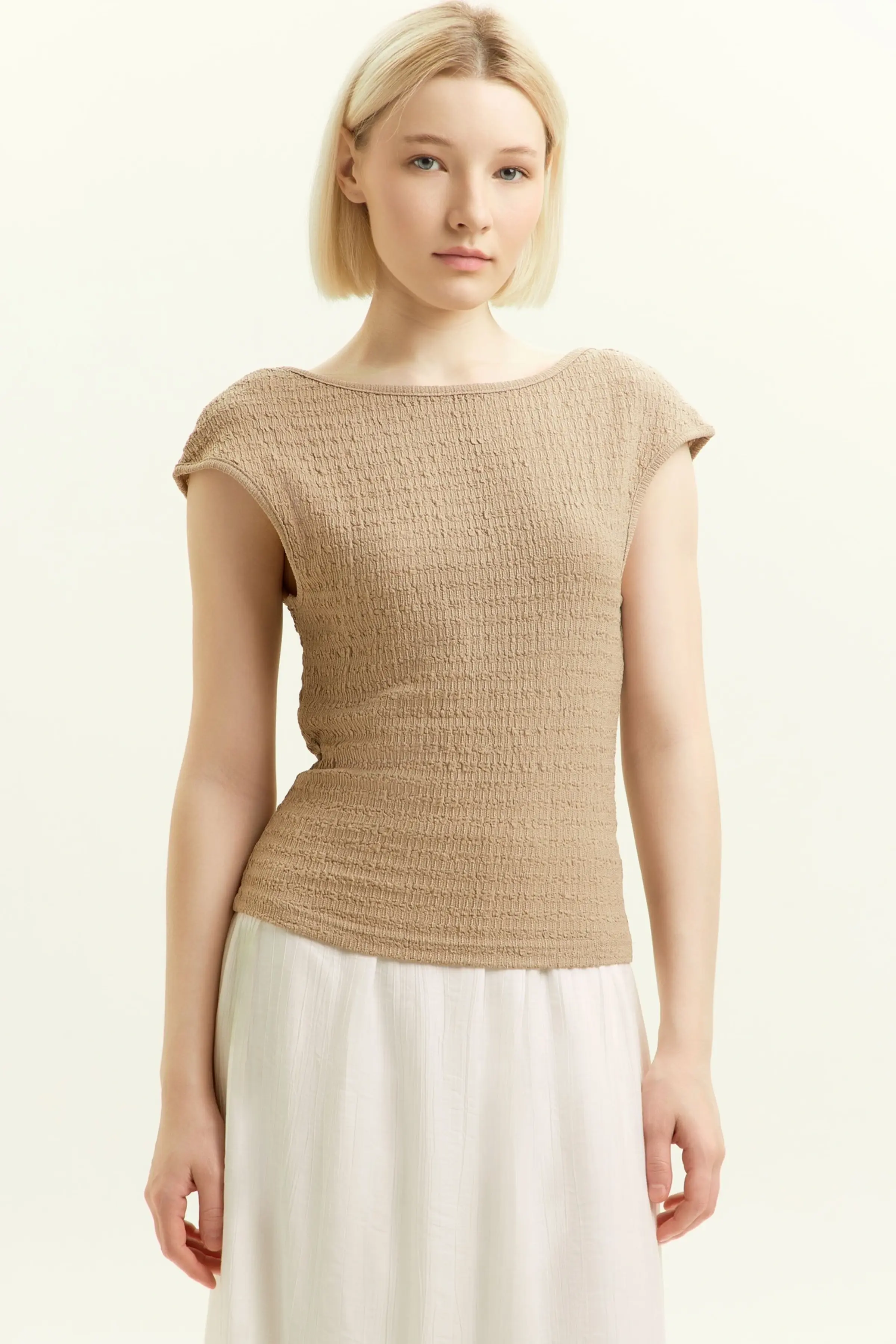 Топ бежевый для женщин 45168-15 46