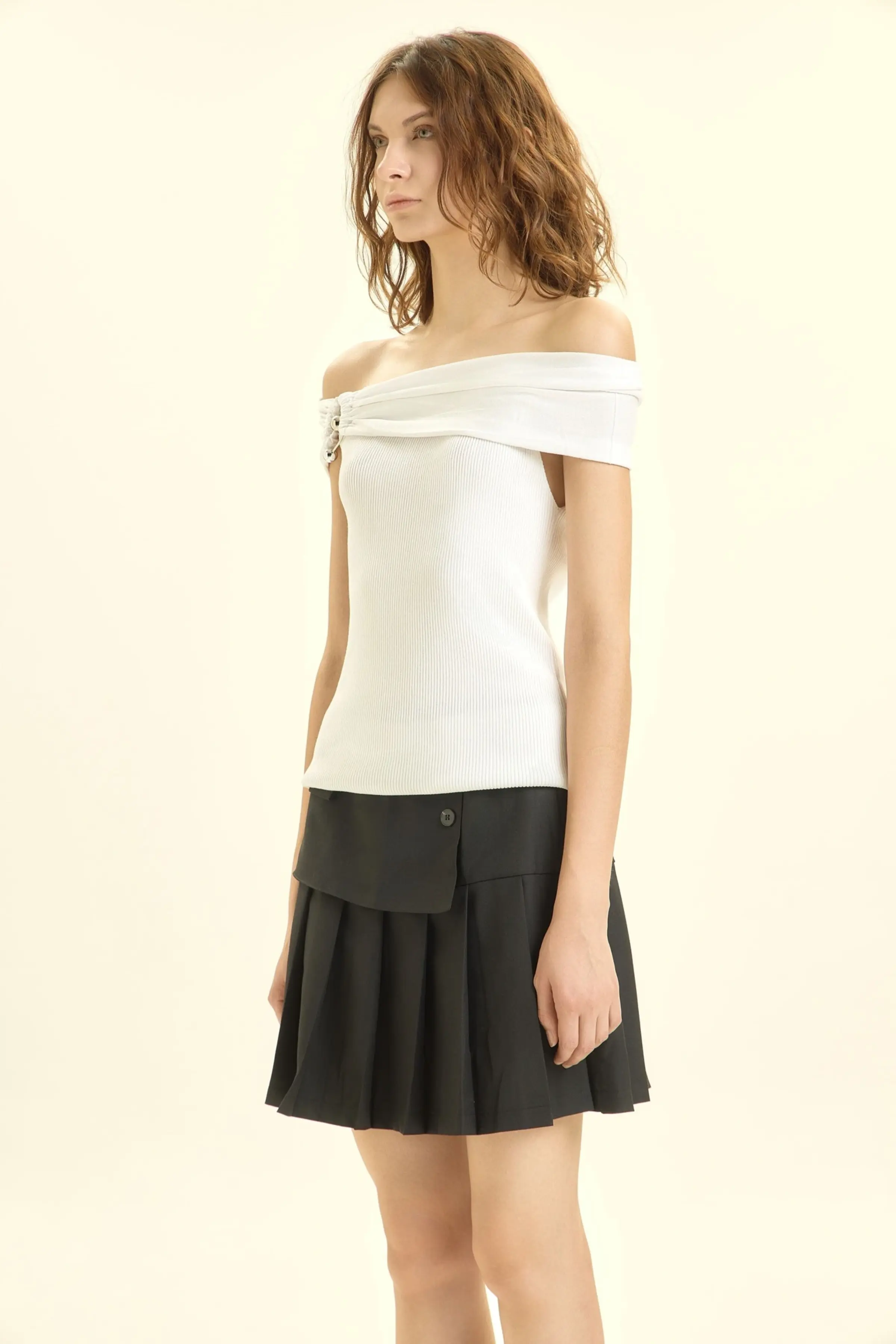 Топ белый для женщин 46181-4 46