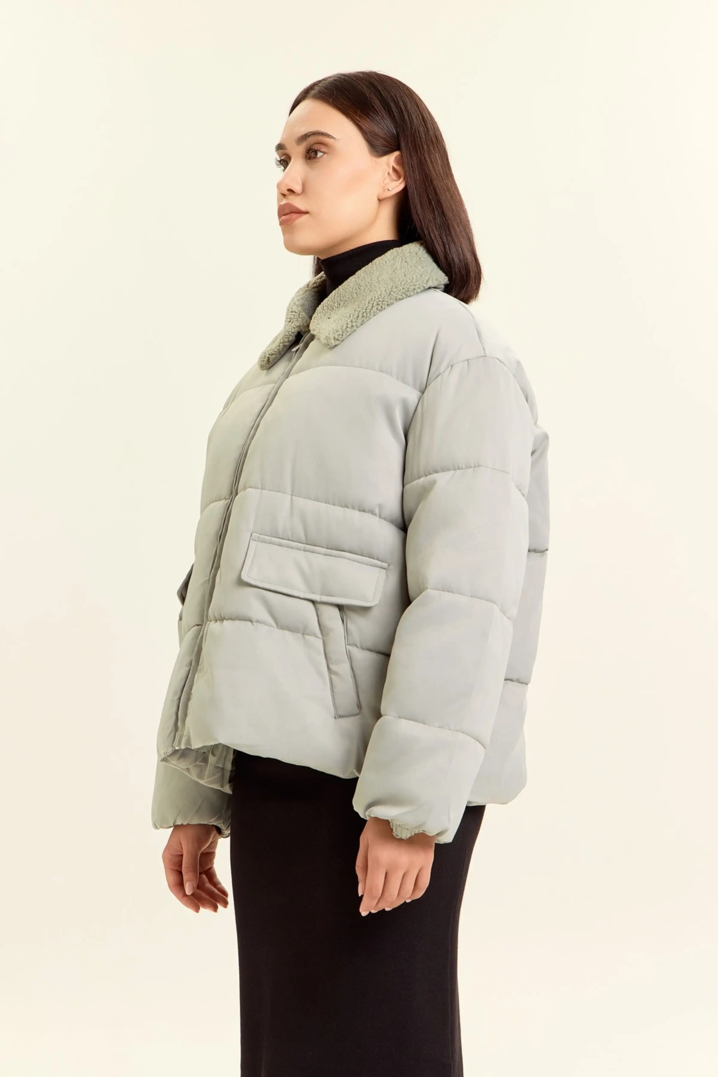 Куртка хаки для женщин 47123-14 47