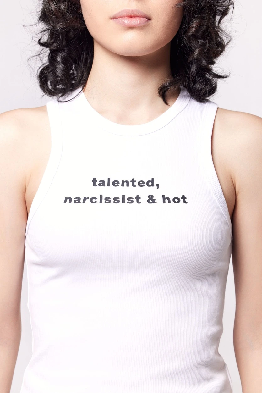 Топ белый для женщин 44267-4 46