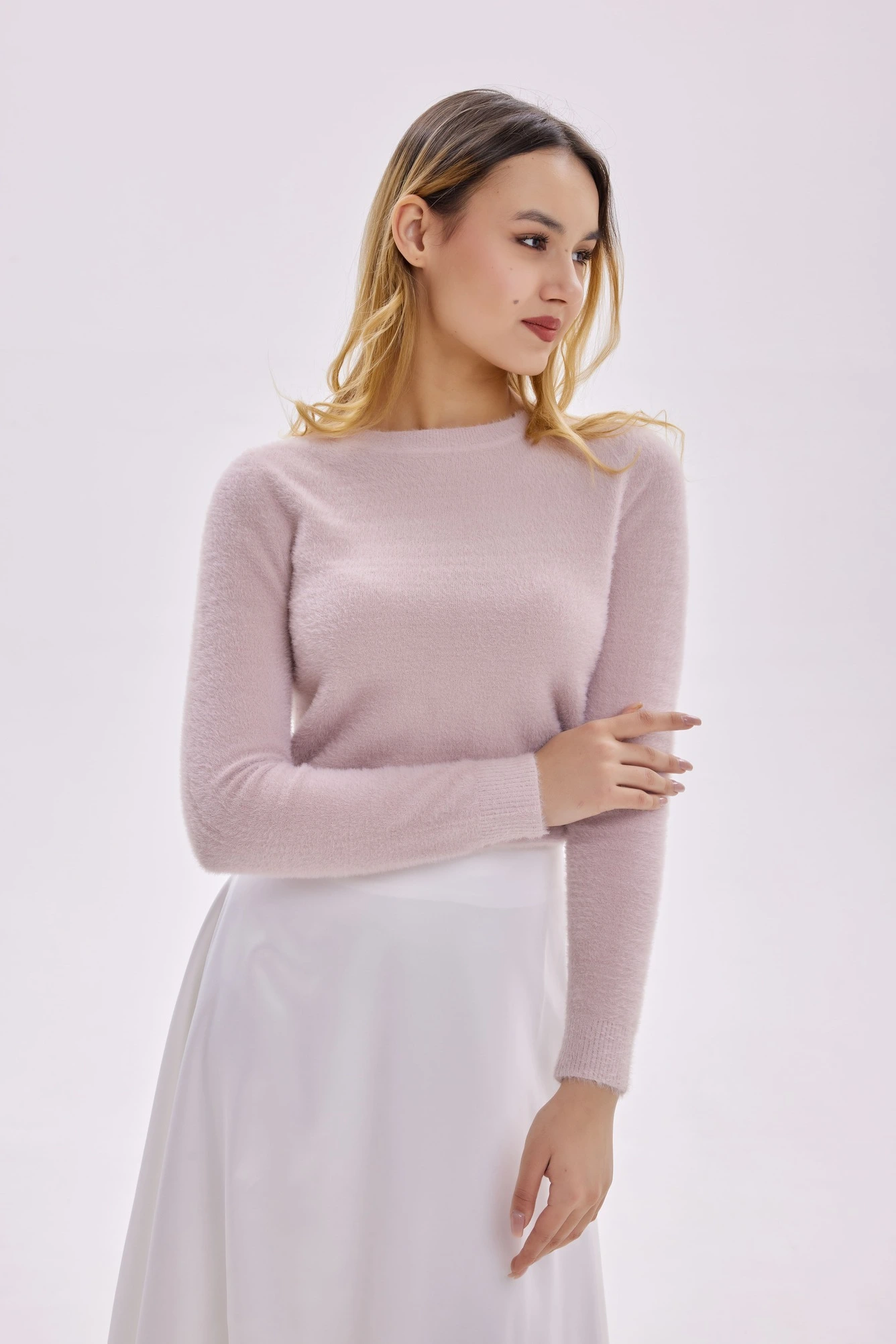 Джемпер розовый для женщин 40345-17 60