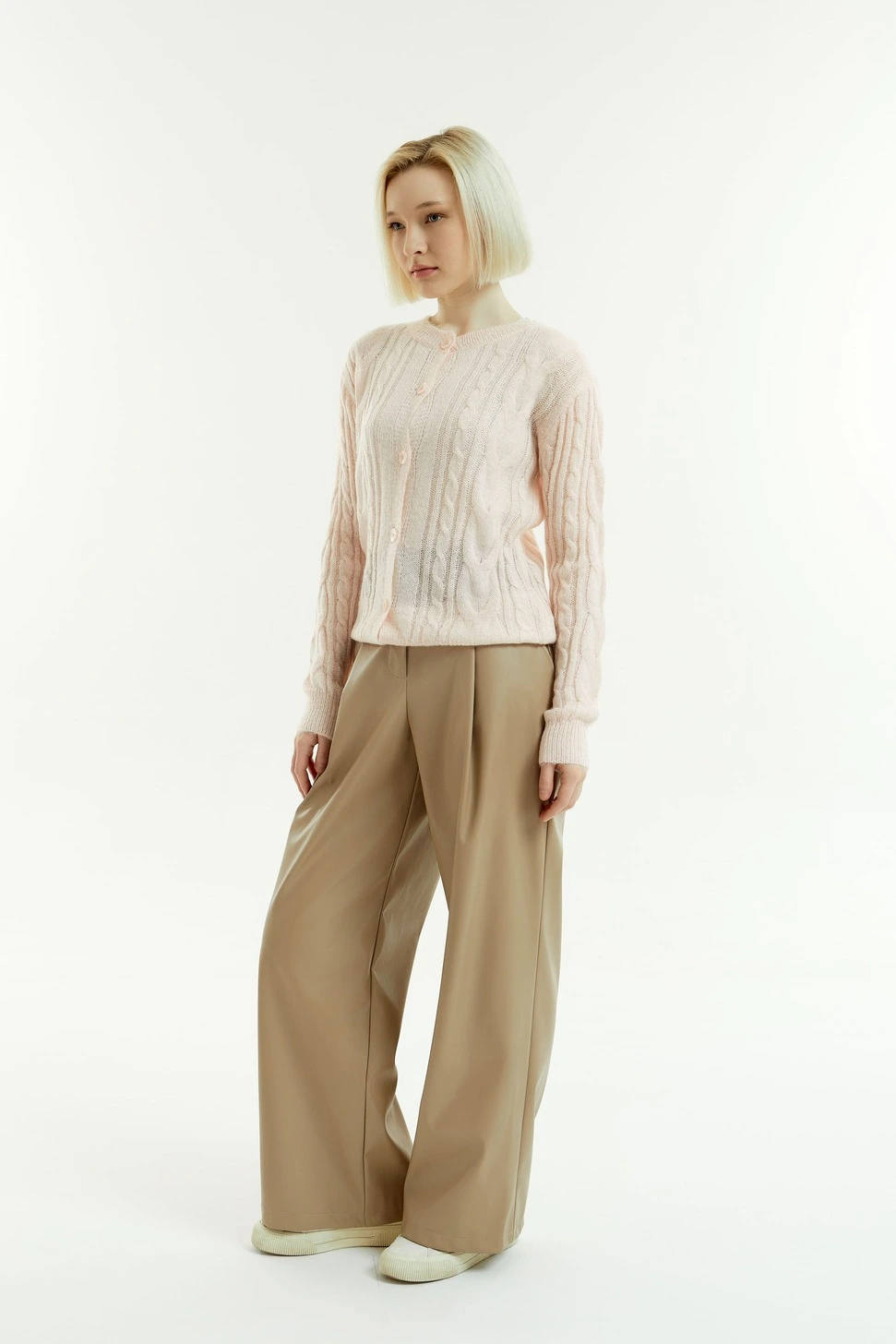 Кардиган розовый для женщин 43155-17 50