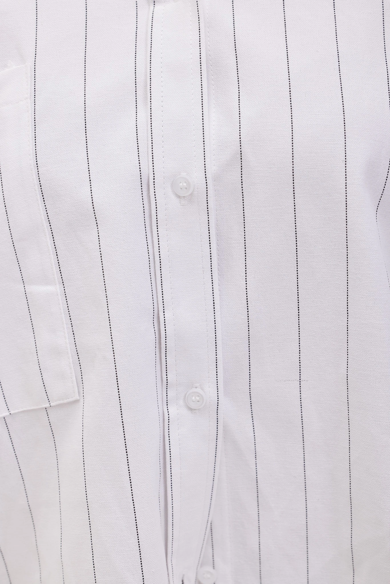 Рубашка бело-черная полоска для женщин 42248-46 66