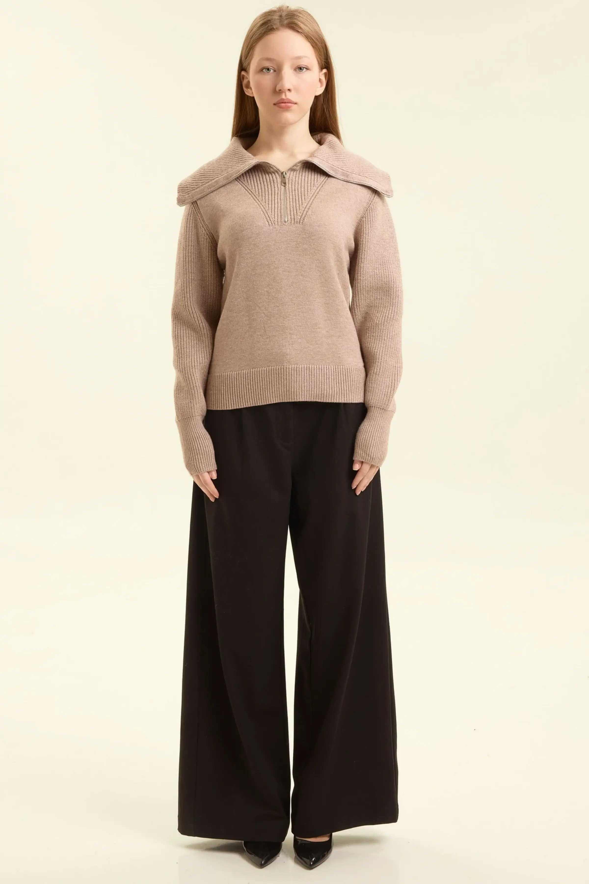 Свитер бежевый для женщин 47158-15 65