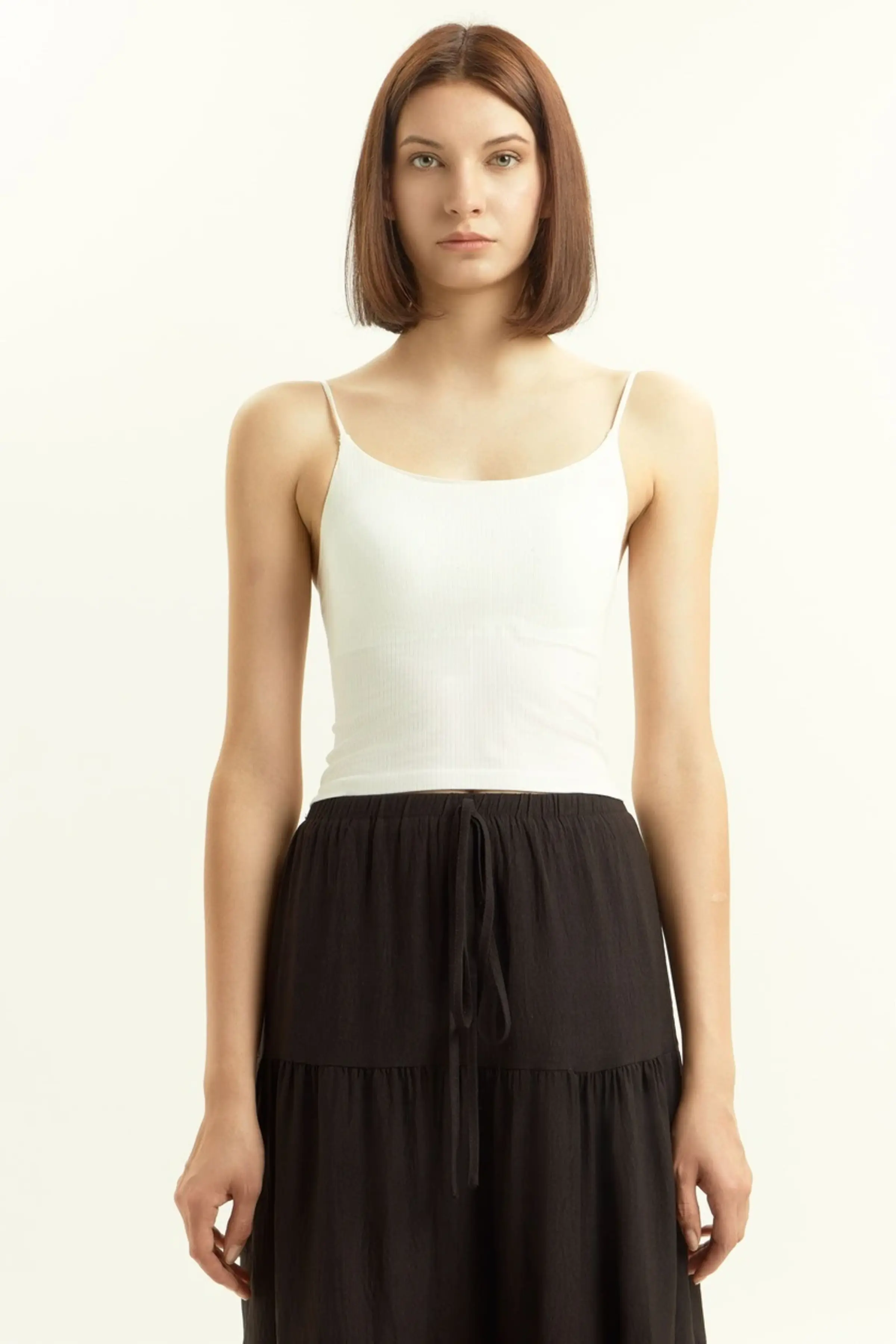 Топ белый для женщин 45372-4 46