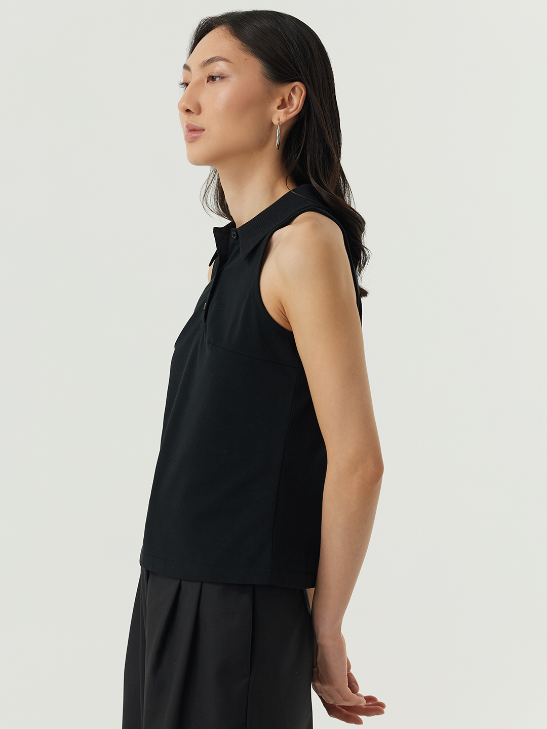 Топ черный для женщин 48217-1 46