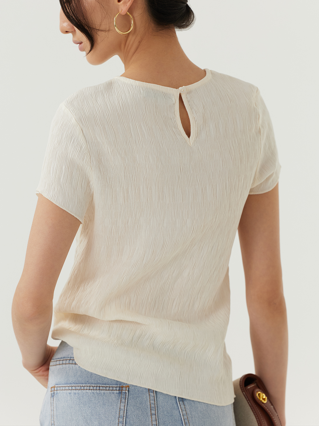 Футболка айвори для женщин 48234-234 67