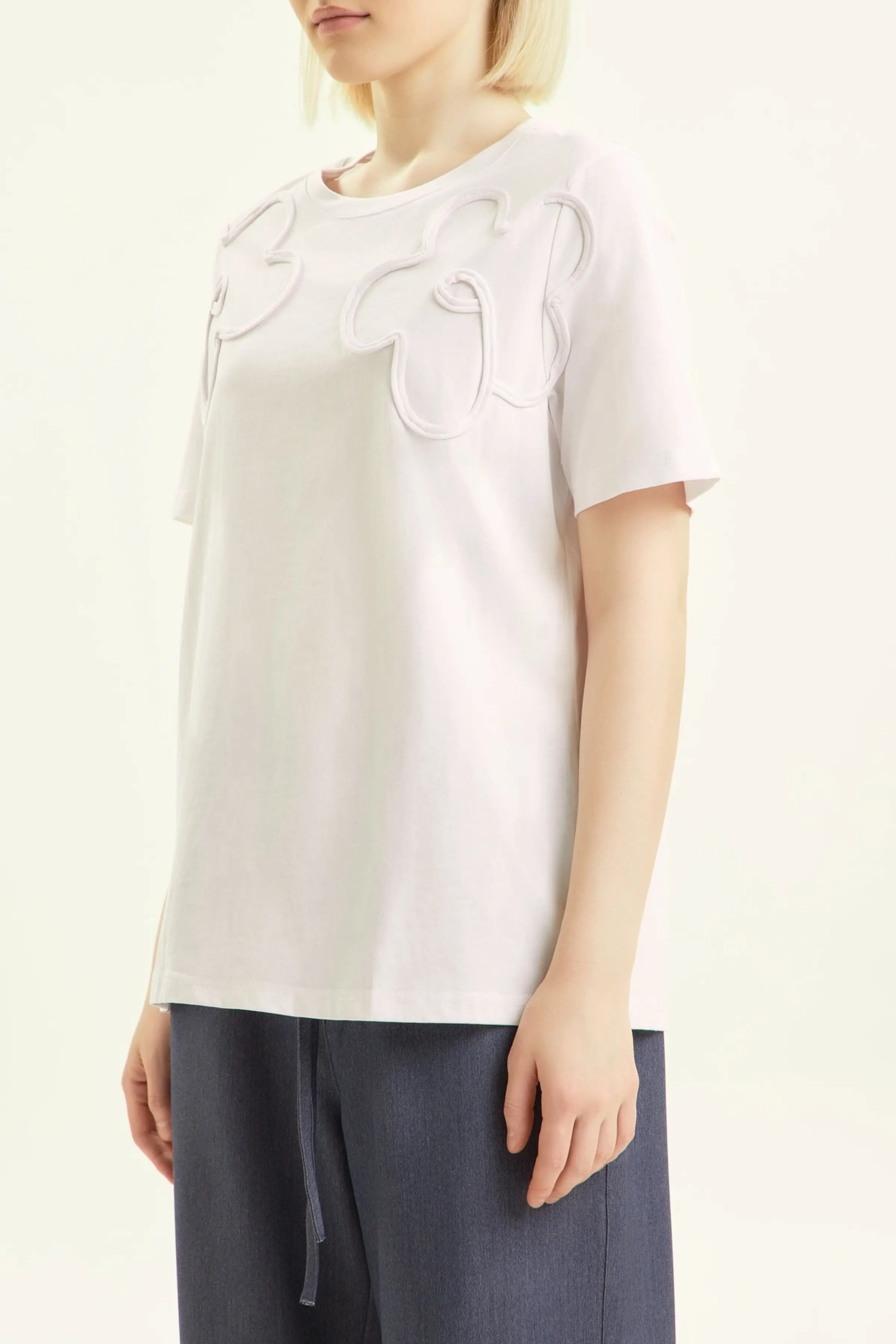 Футболка белый для женщин 44198-4 67