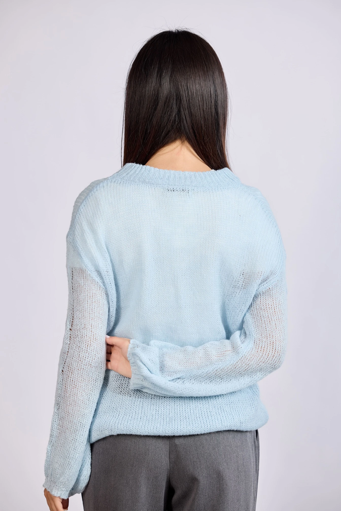 Джемпер светло-голубой для женщин 43102-25 60
