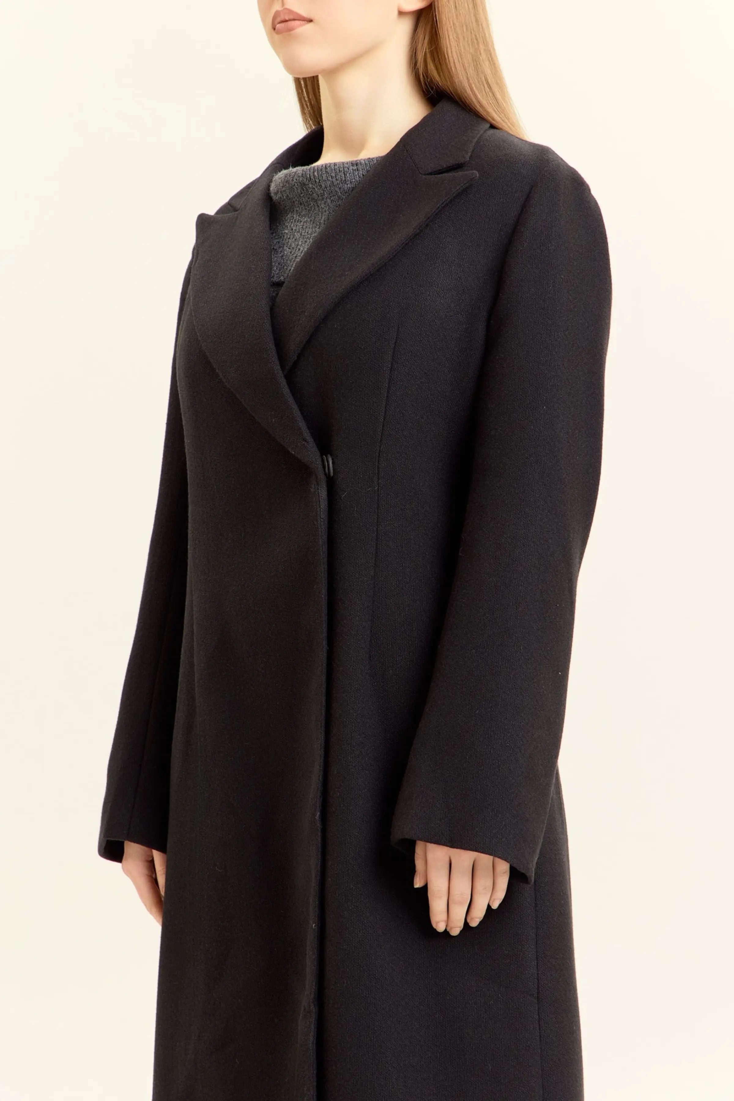 Пальто черный для женщин 47106-1 53