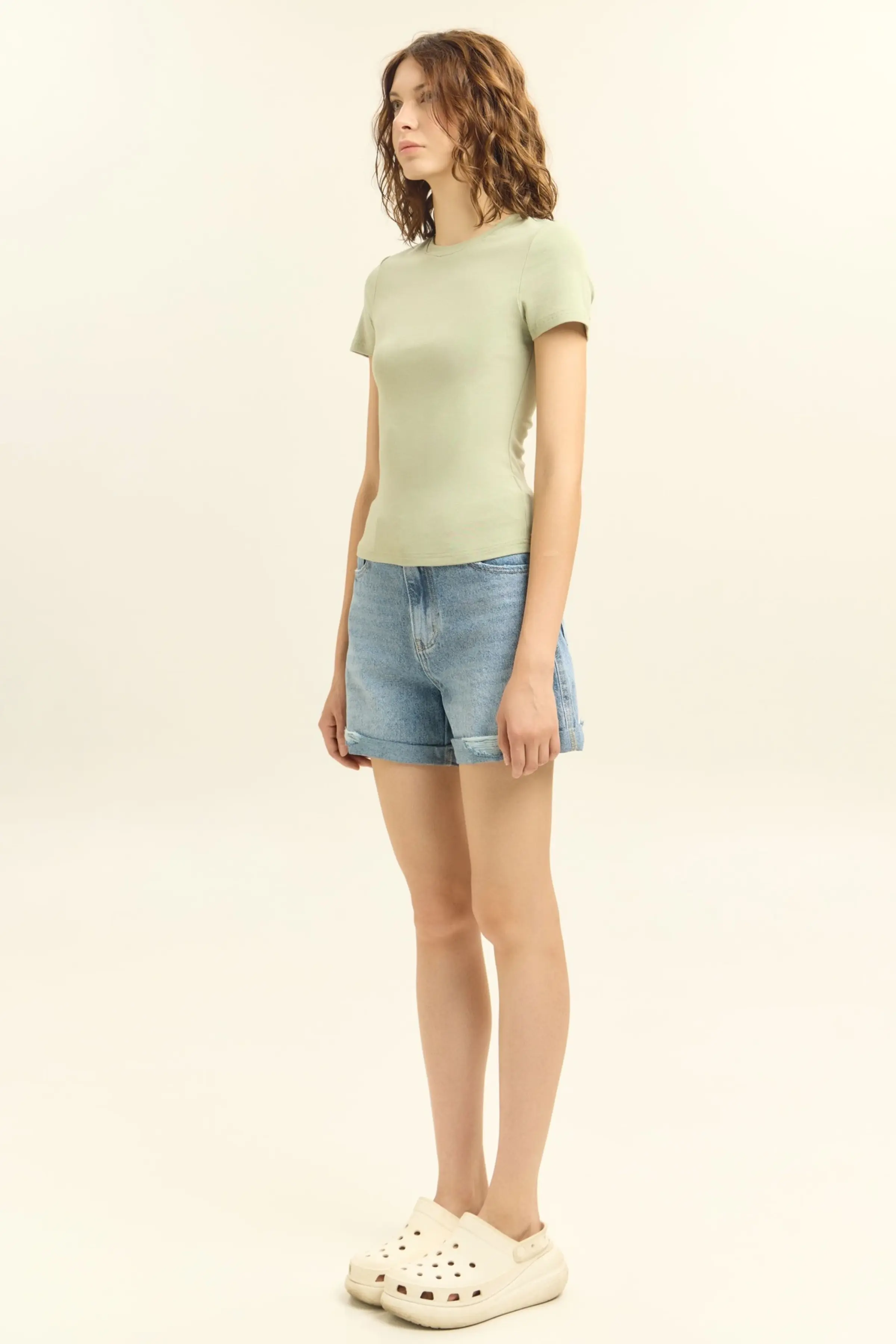 Футболка хаки для женщин 45264-14 67