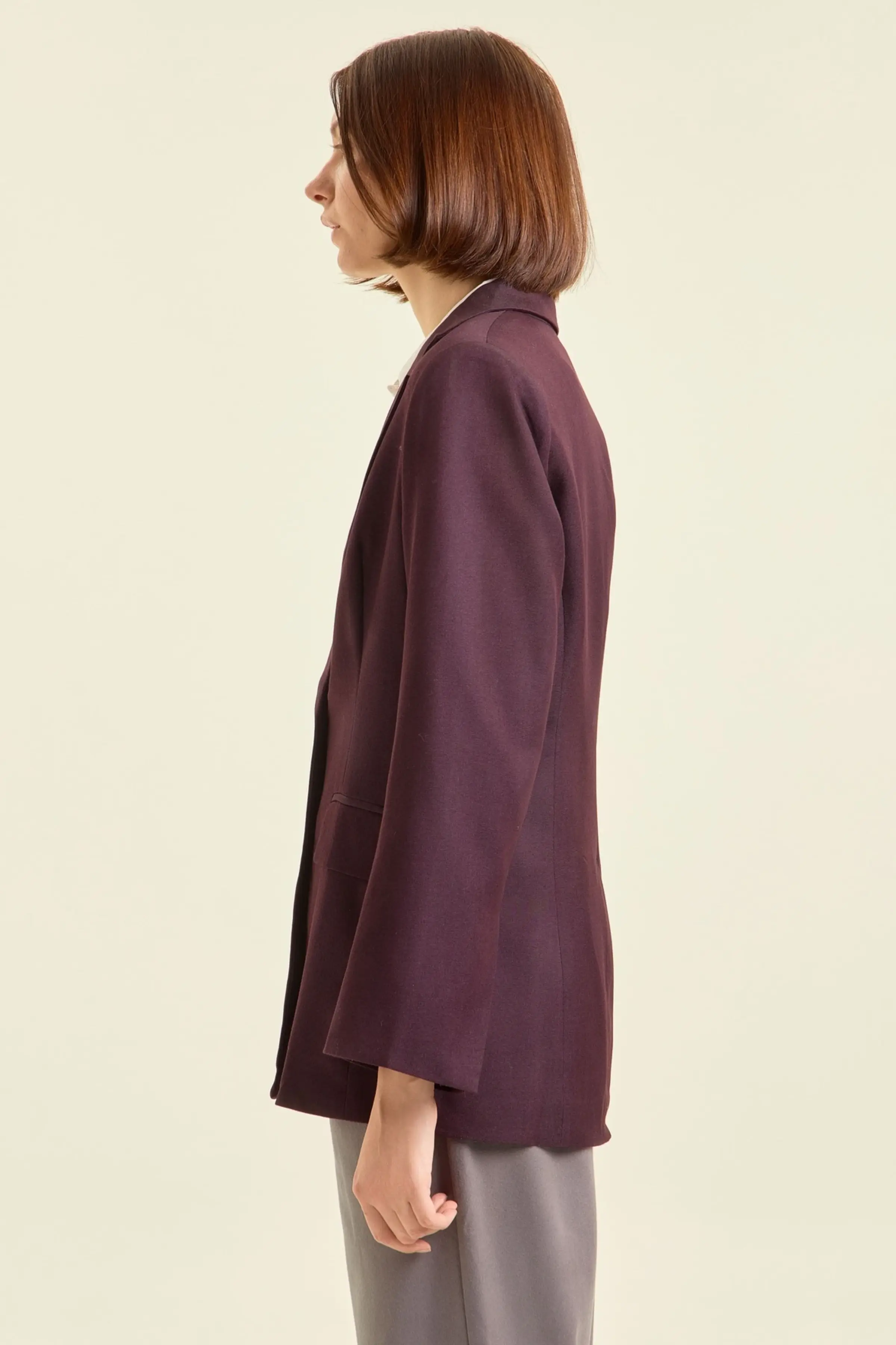 Жакет сливовый для женщин 47194-23 64