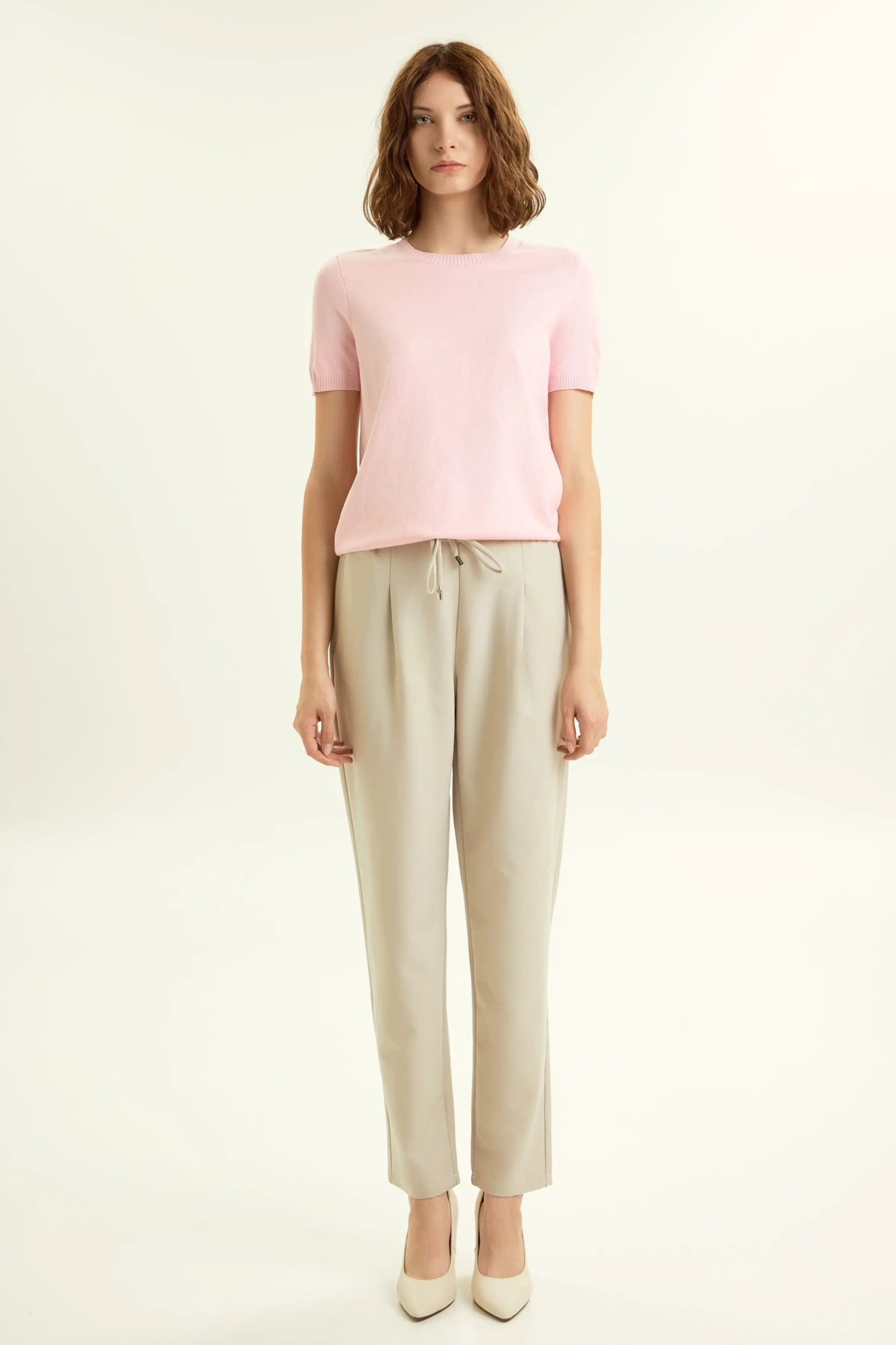 Джемпер светло-розовый для женщин 44194-27 60