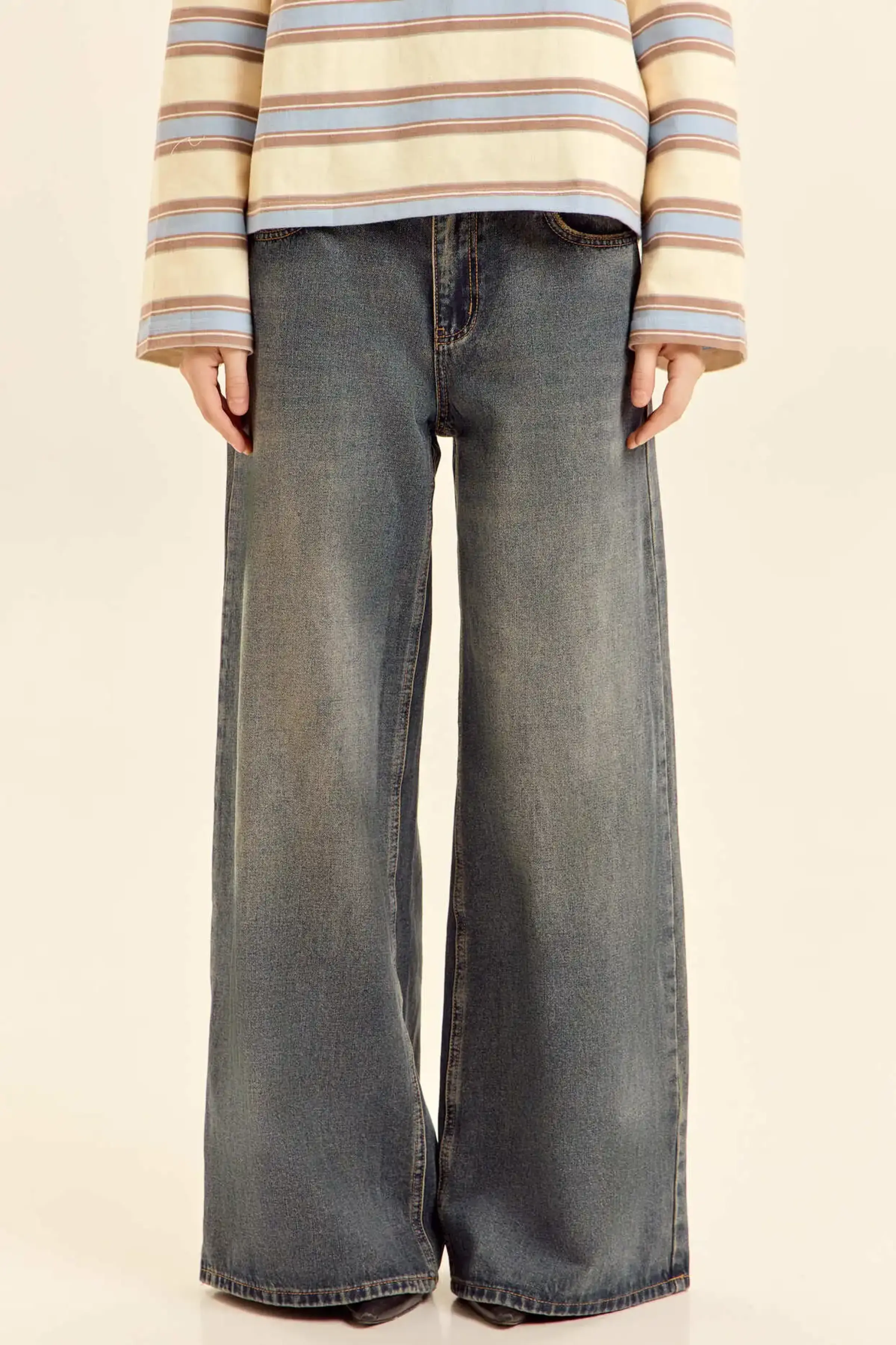 Джинсы темно-синий для женщин 46188-18 74