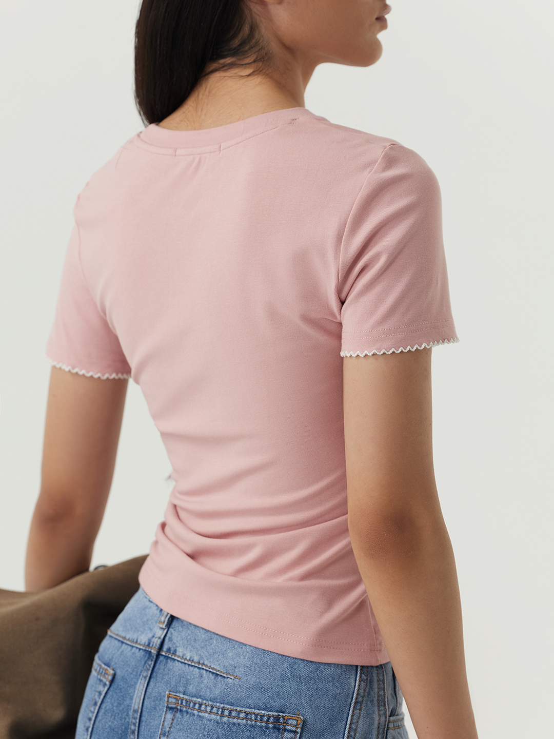 Футболка розовый для женщин 48201-17 67
