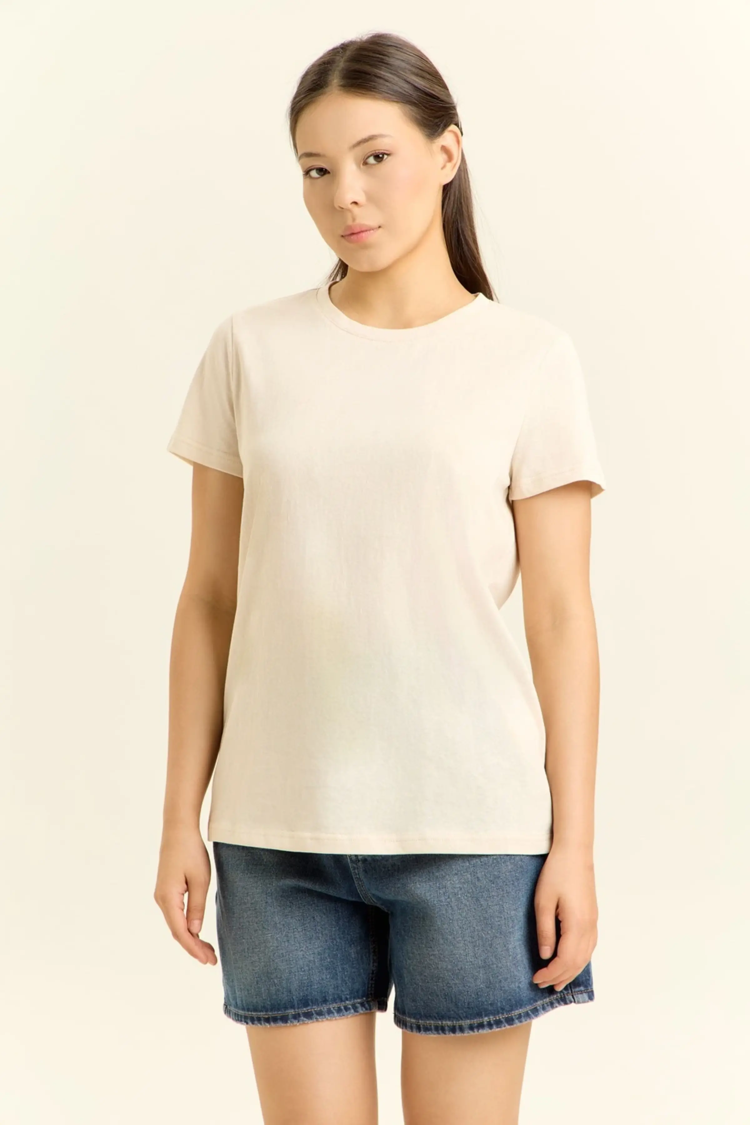 Футболка бежевый для женщин 45107-15 67