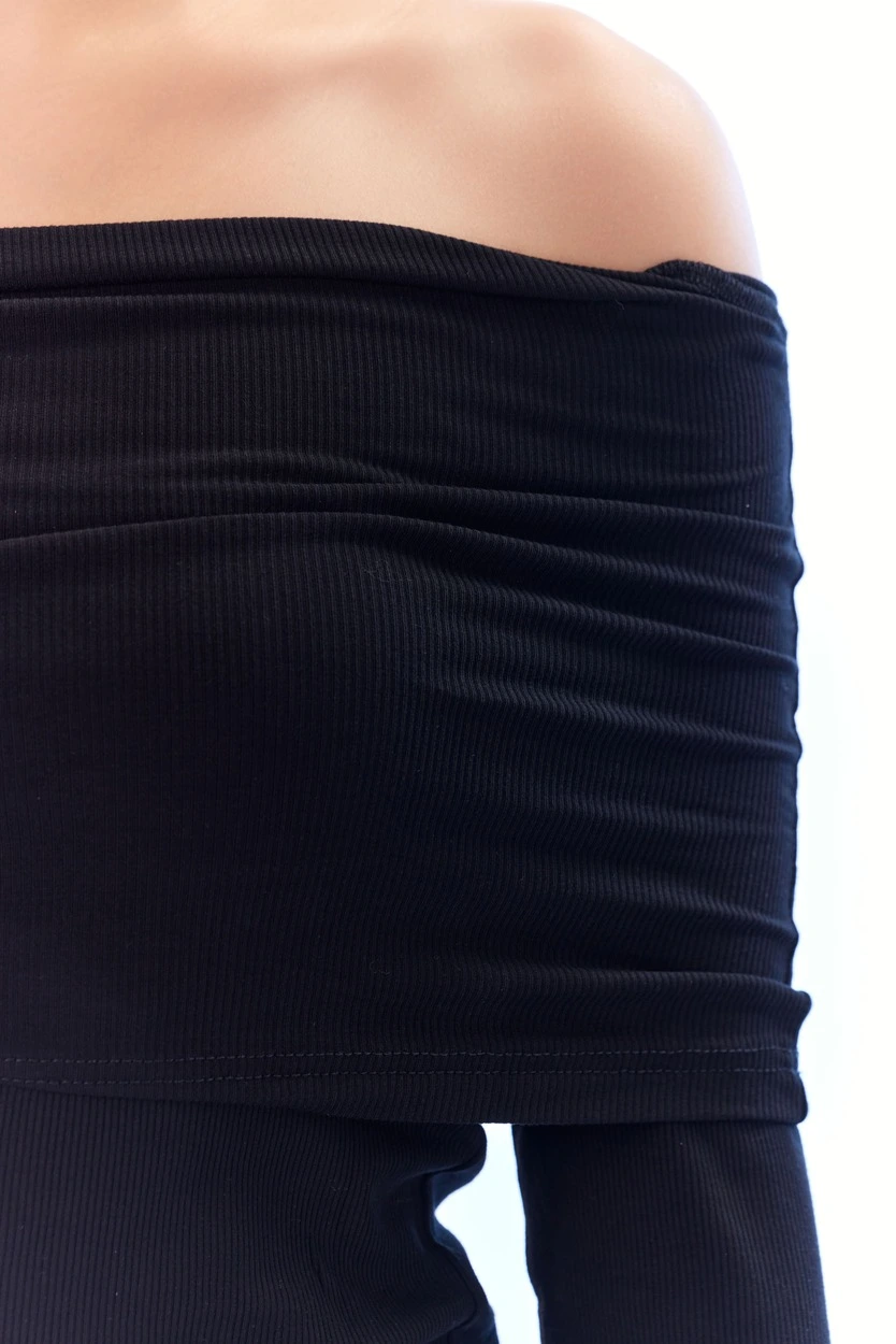 Лонгслив черный для женщин 44192-1 59