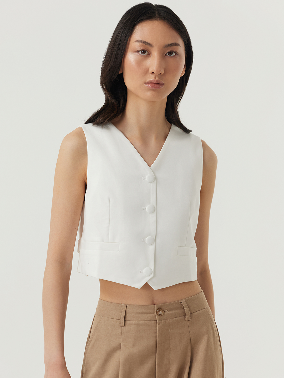 Жилетка белый для женщин 48229-4 68