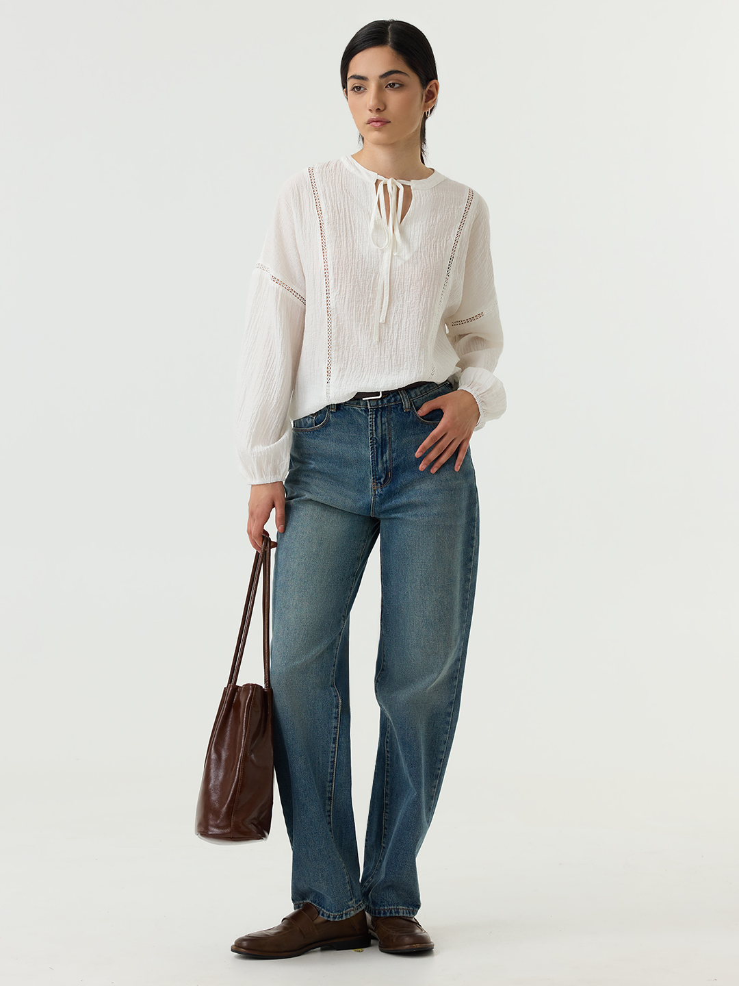 Блузка белый для женщин 48206-4 28