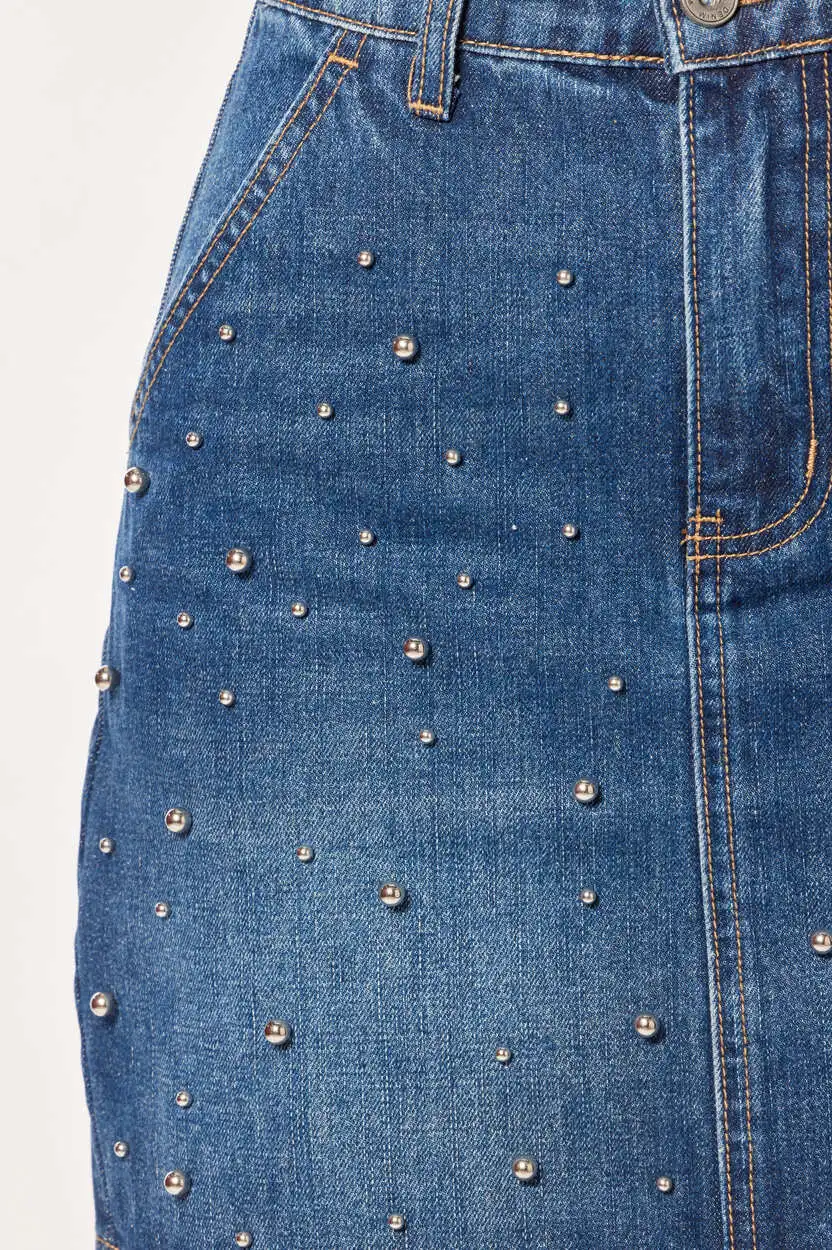 Юбка темно-синий для женщин 44238-18 52