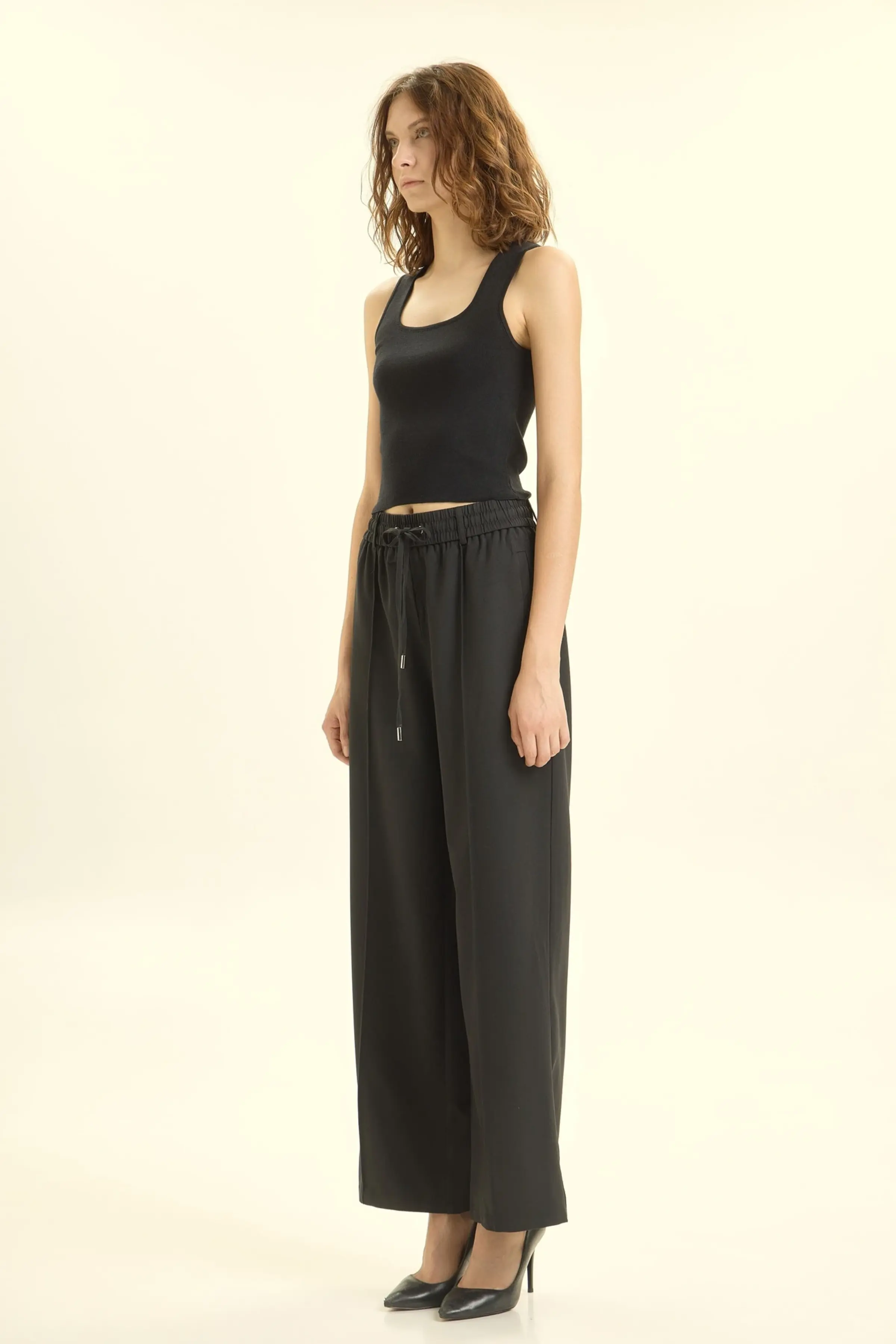 Топ черный для женщин 46189-1 46