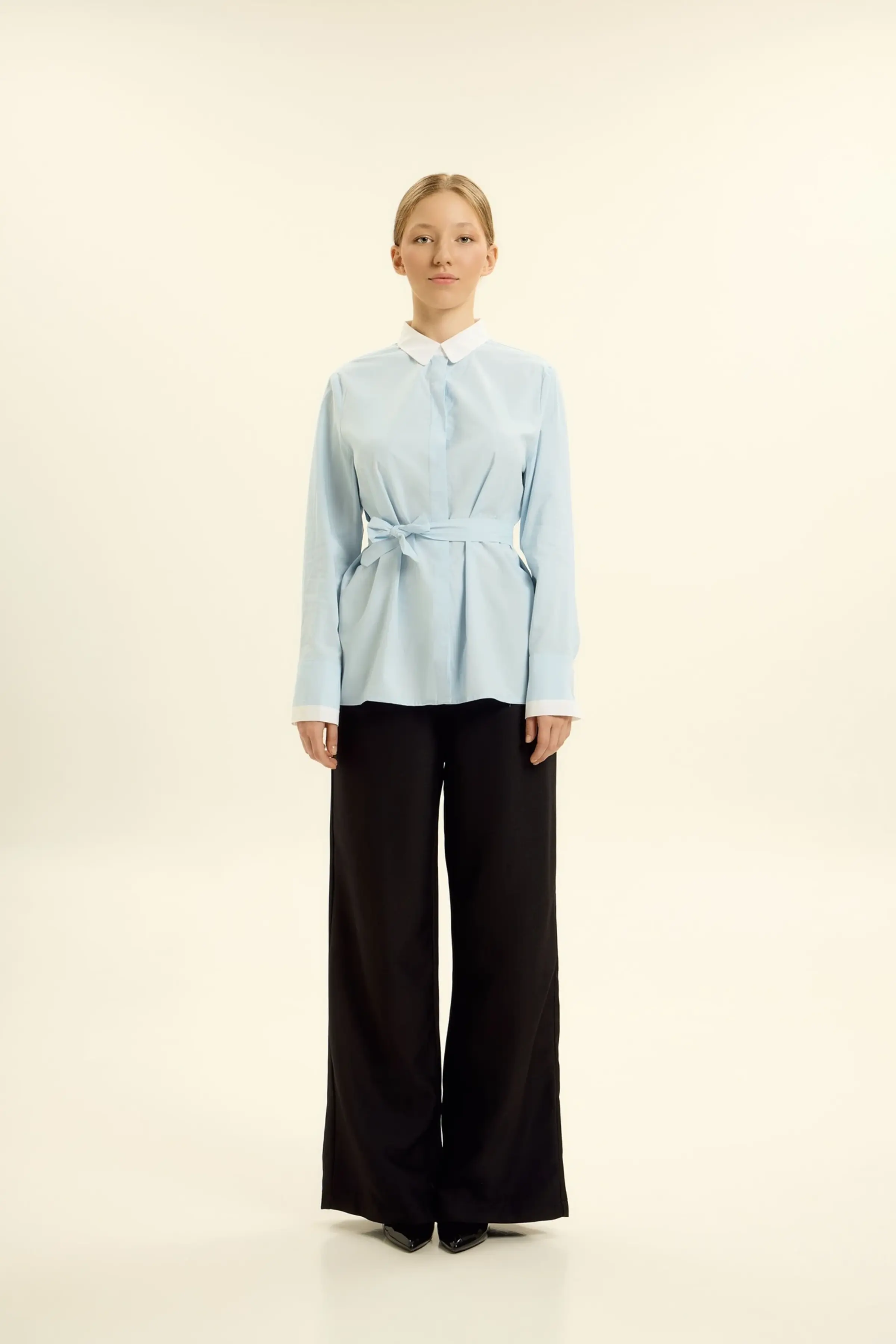 Рубашка голубой для женщин 46308-10 66