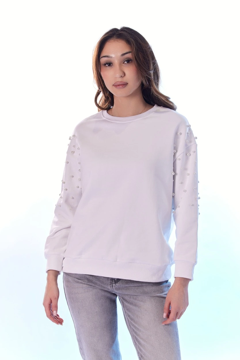 Толстовка белый для женщин 44208-4 55