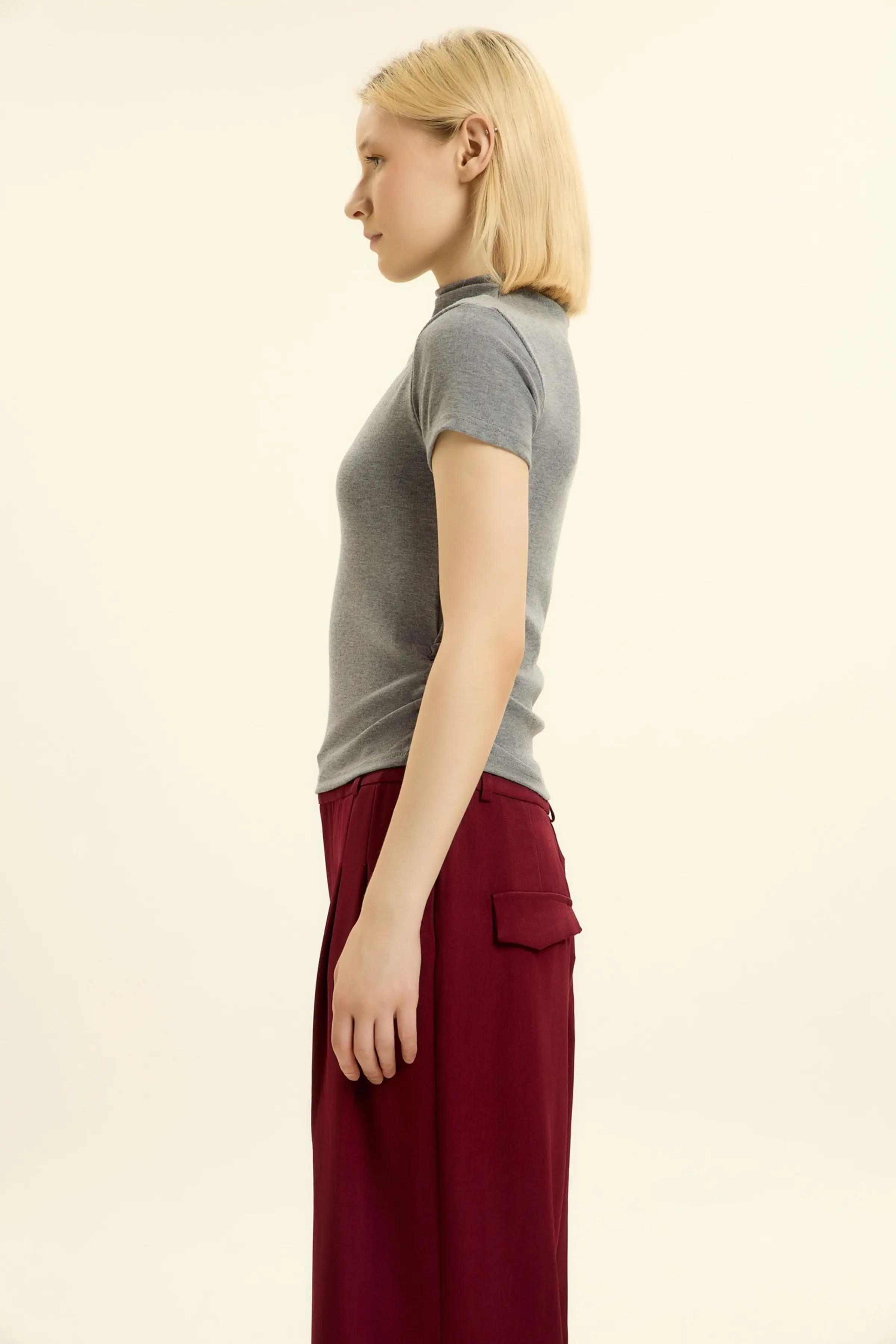 Лонгслив серый для женщин 46212-61 59