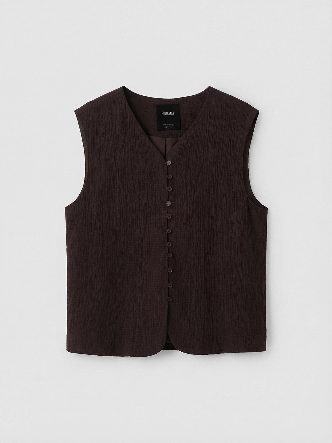 Жилетка коричневый для женщин 48149-13 68