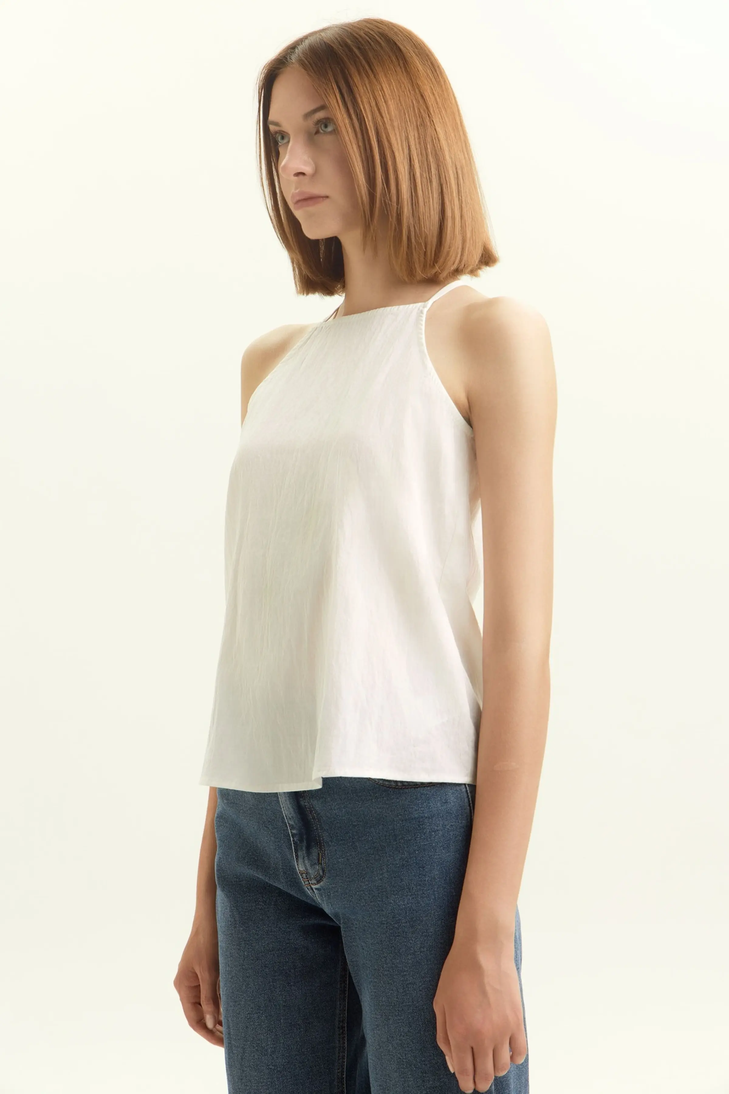 Топ белый для женщин 45135-4 46