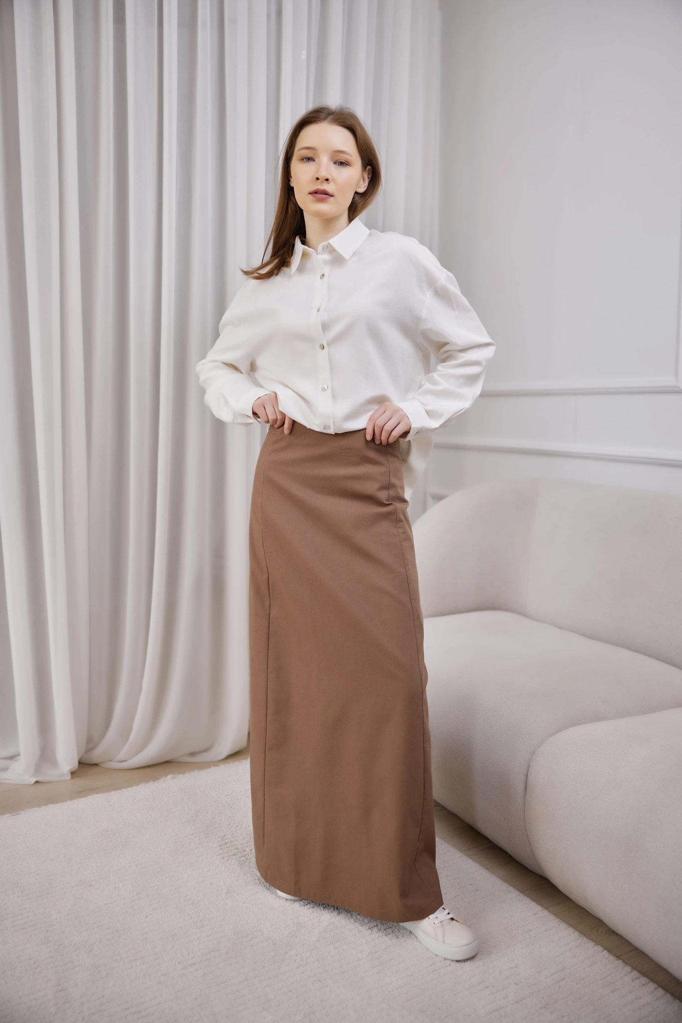 Рубашка белый для женщин 41143-4 66