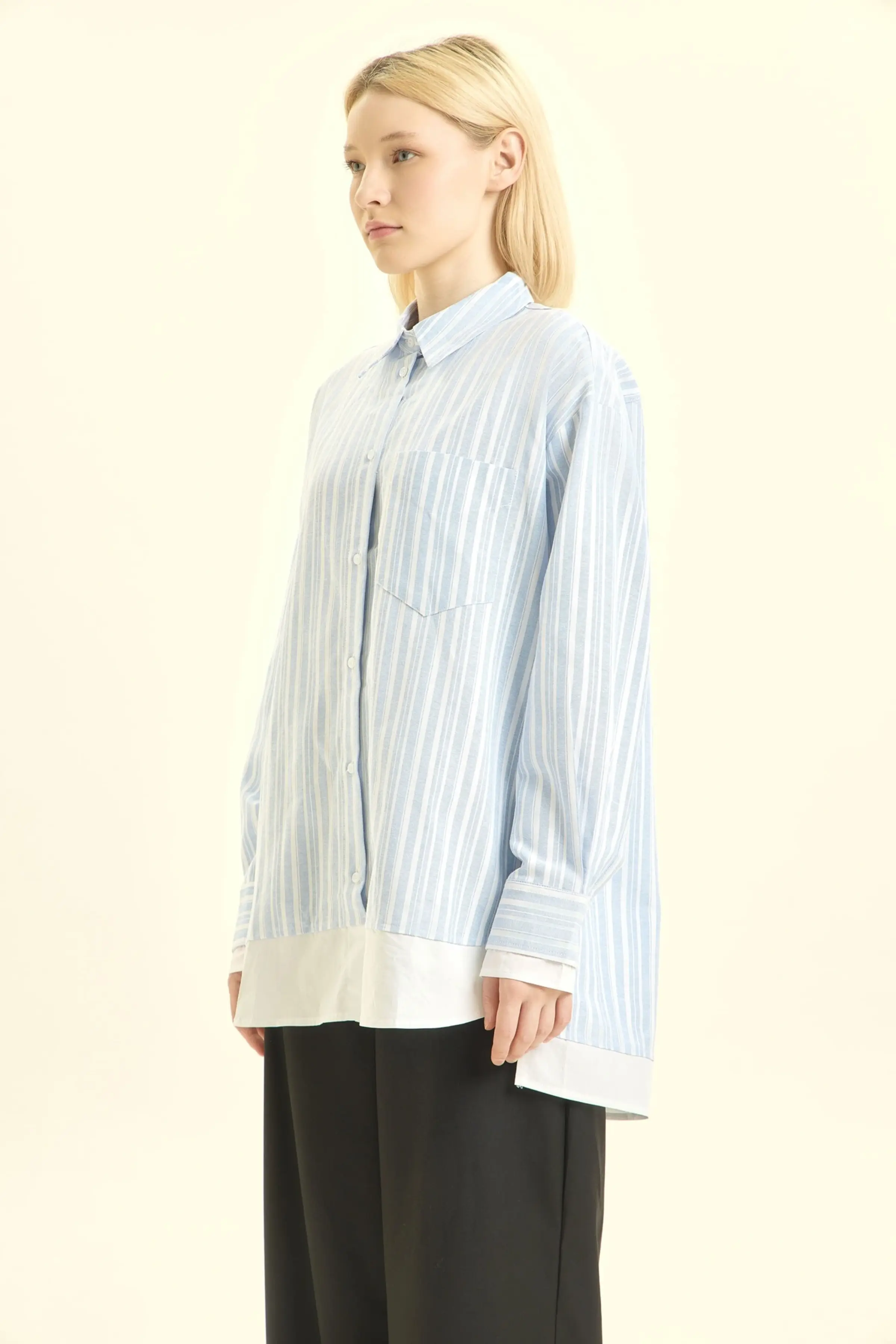 Рубашка голубой для женщин 46300-10 66