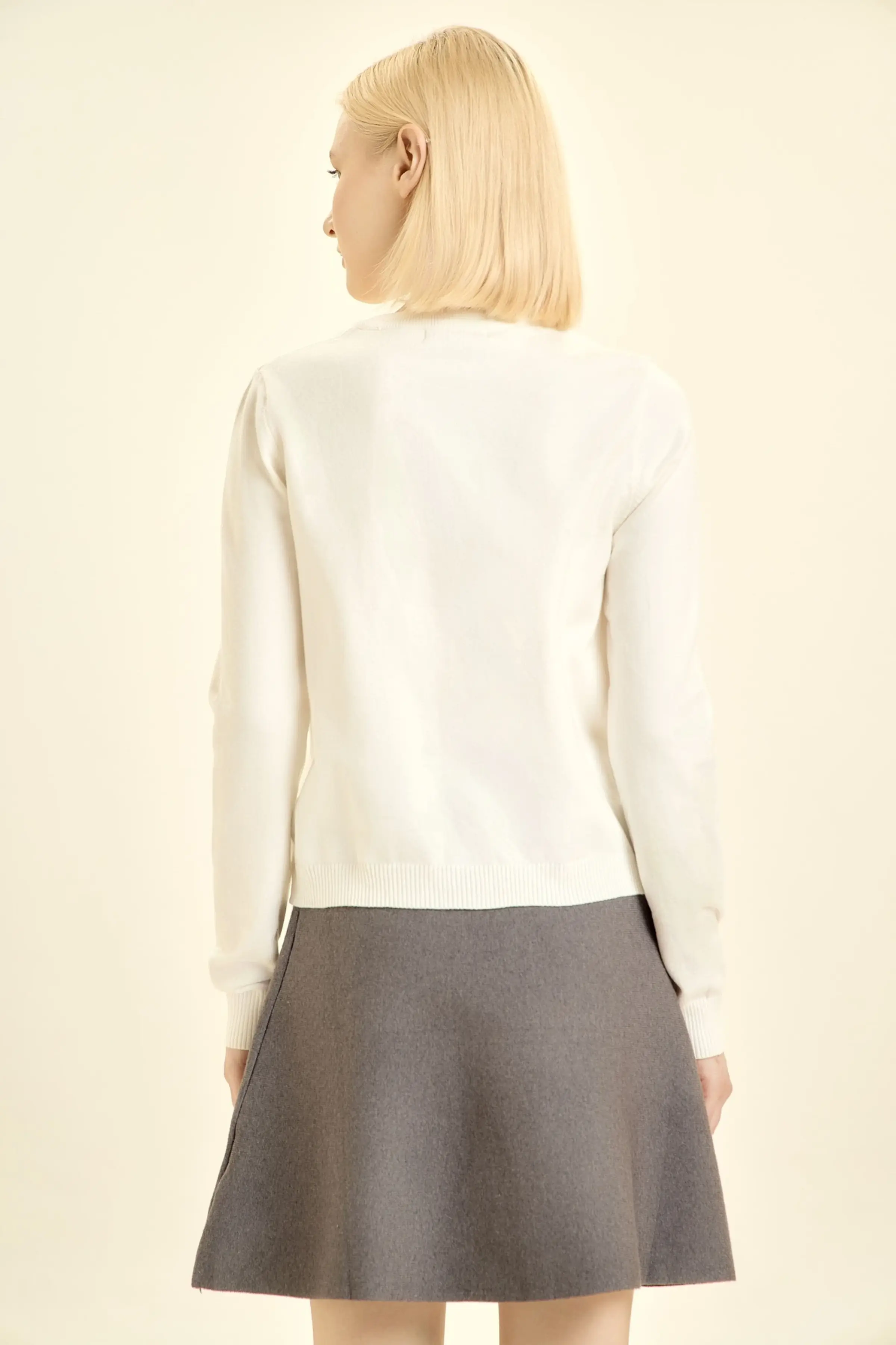 Кардиган белый для женщин 46231-4 50