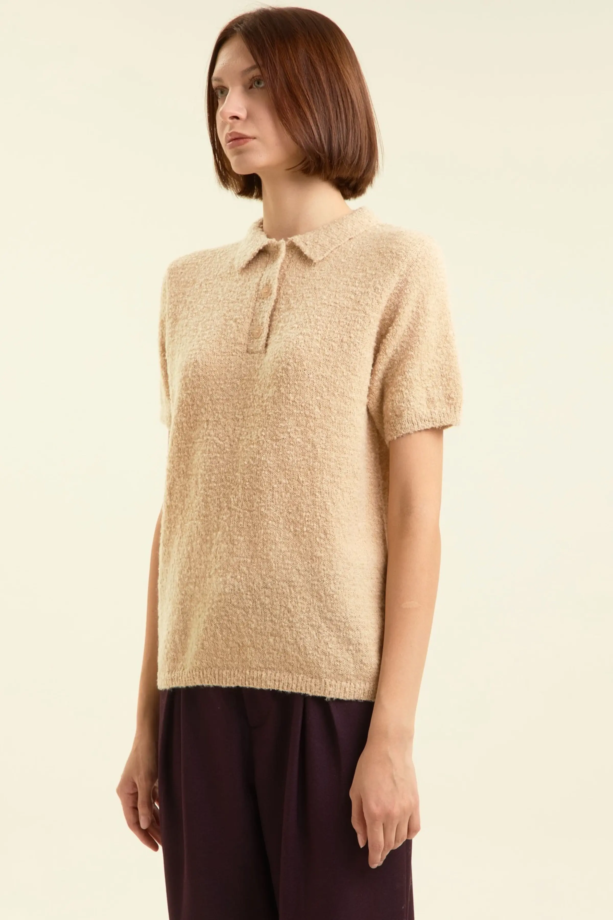 Джемпер бежевый для женщин 47155-15 60