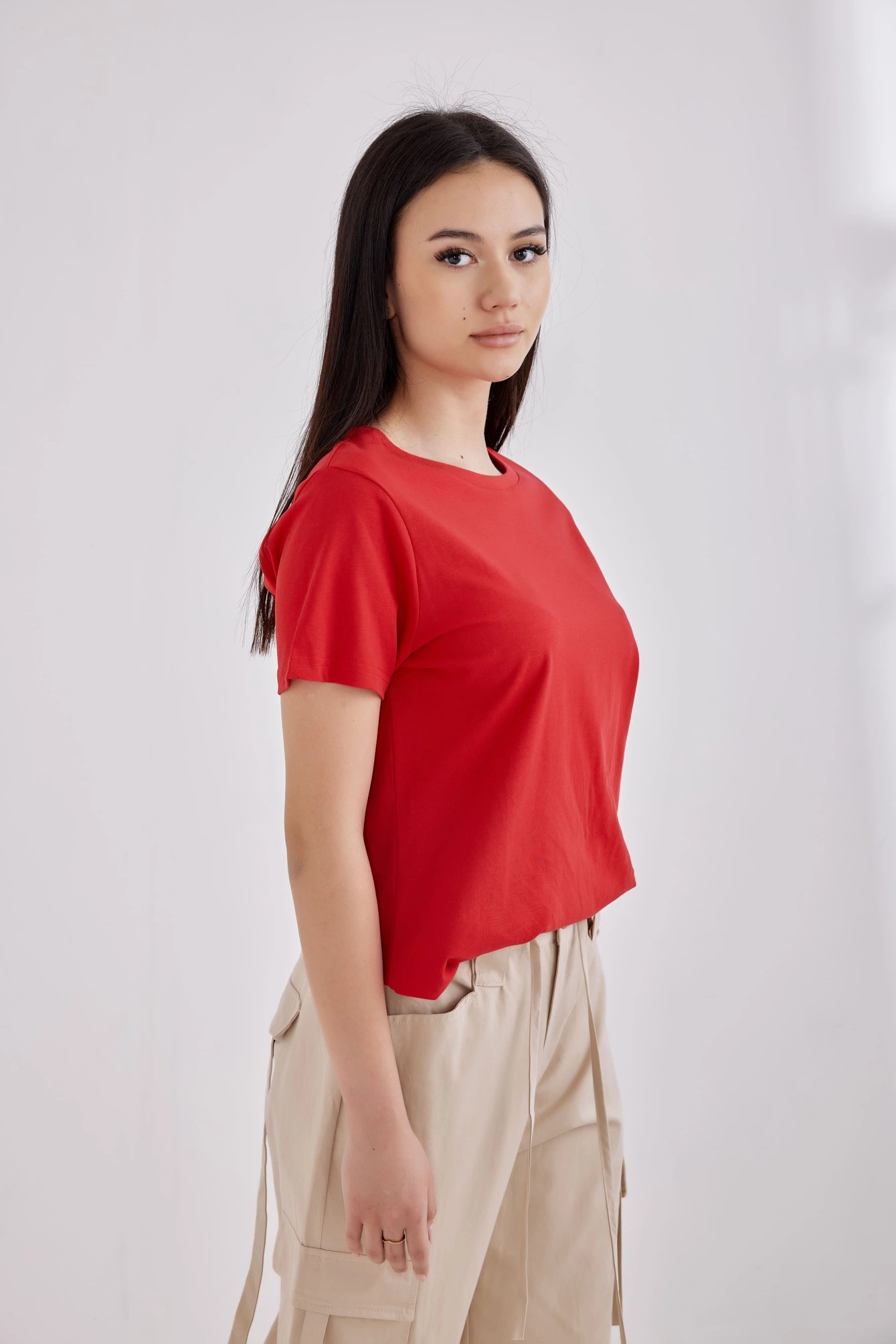 Футболка красный для женщин 42263-7 67