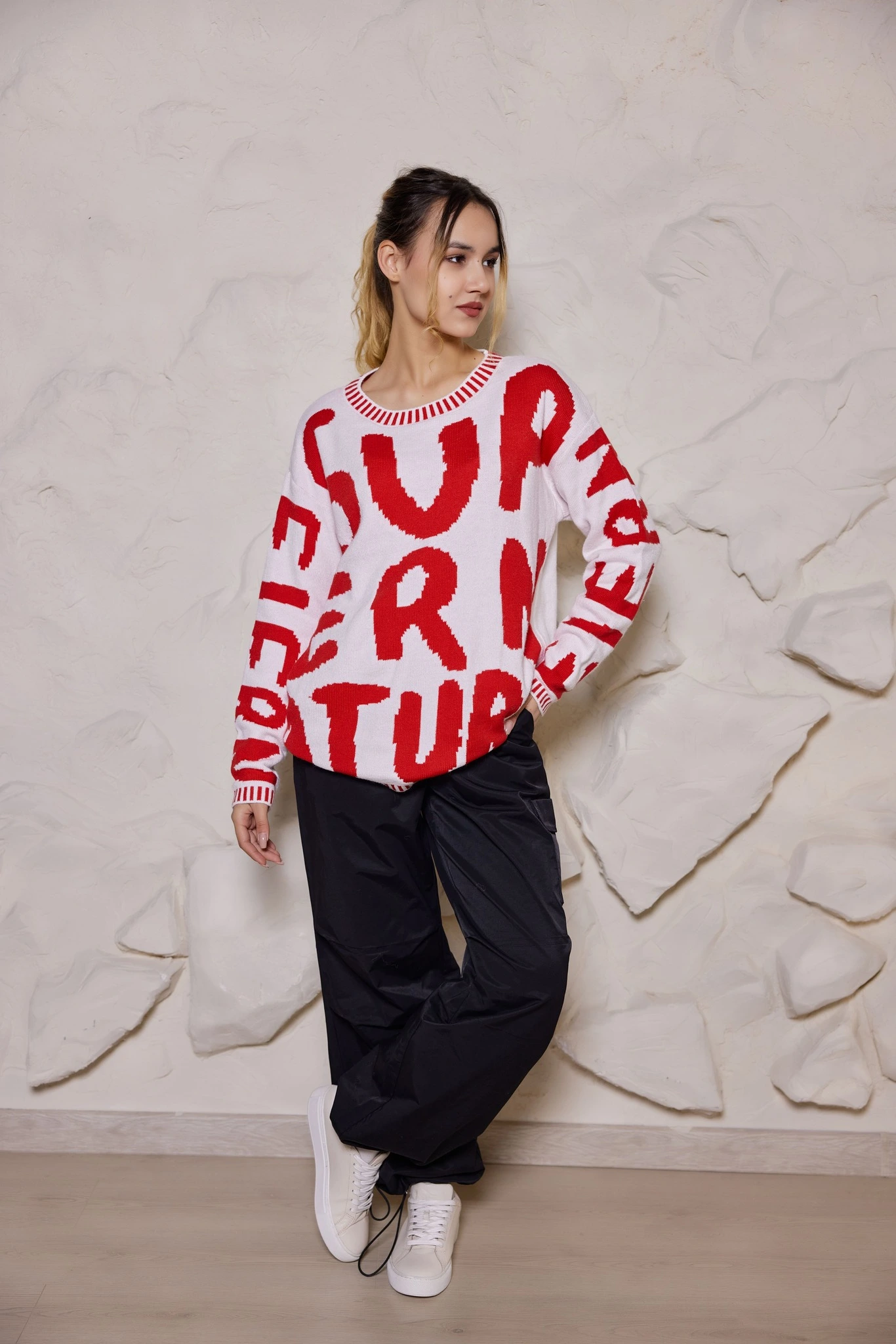 Свитер красный для женщин 39199-7 65