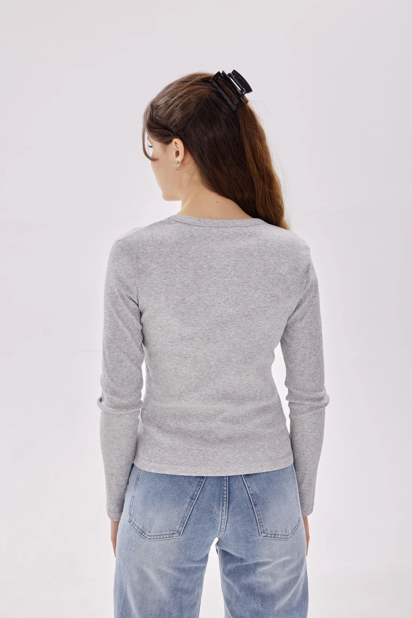 Лонгслив серый для женщин 40344-61 59