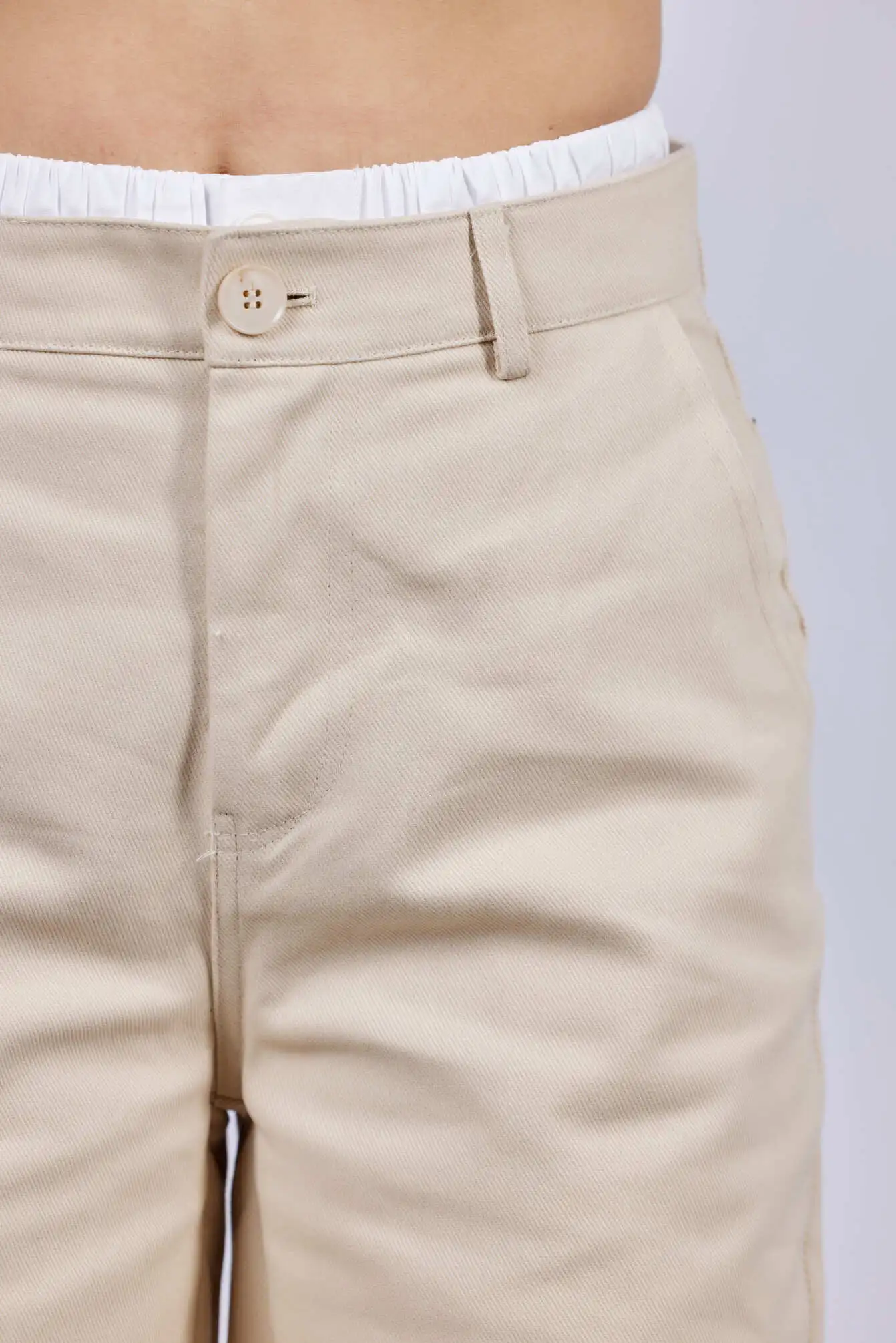 Брюки бежевый для женщин 43223-15 71