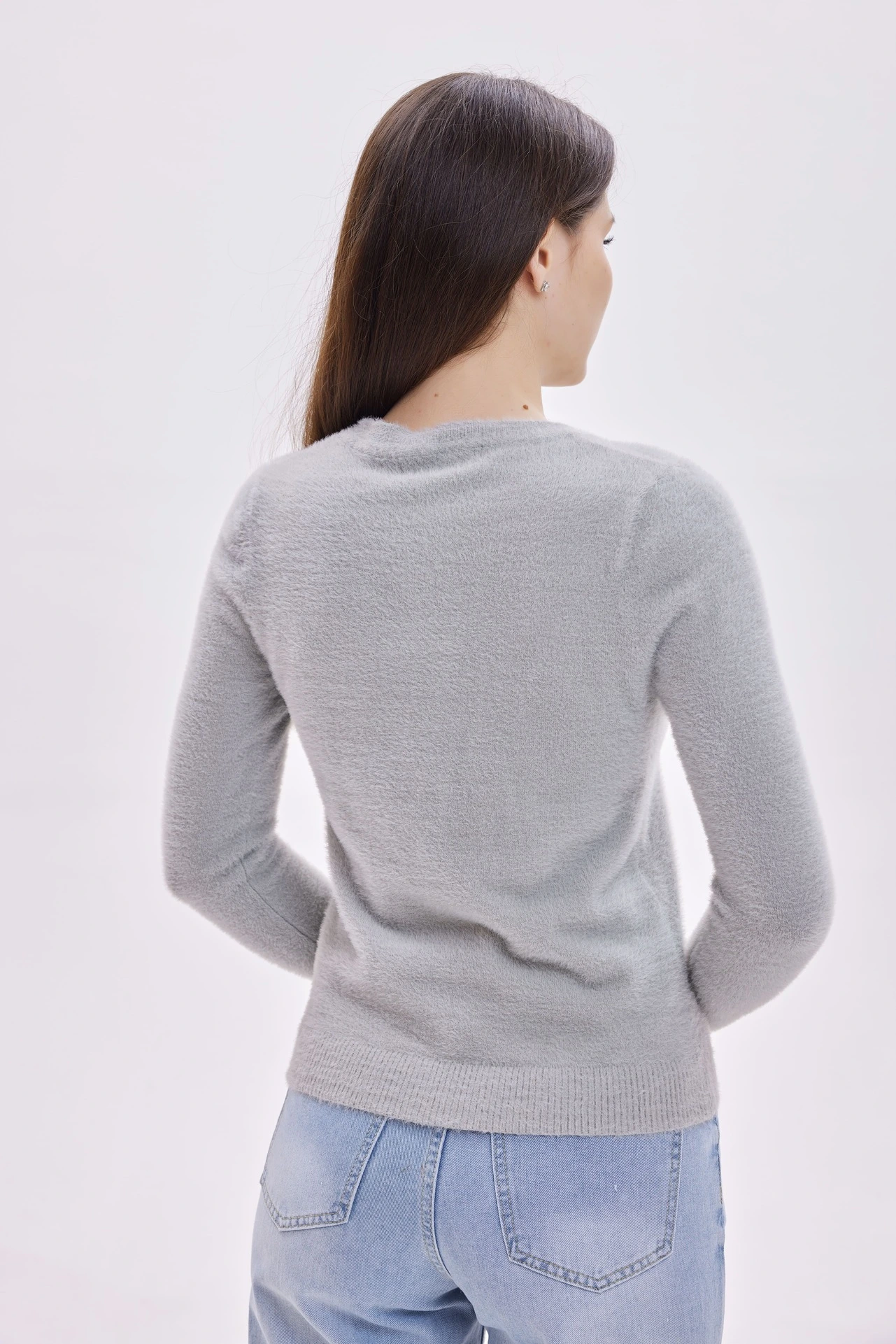 Джемпер серый для женщин 40345-61 60