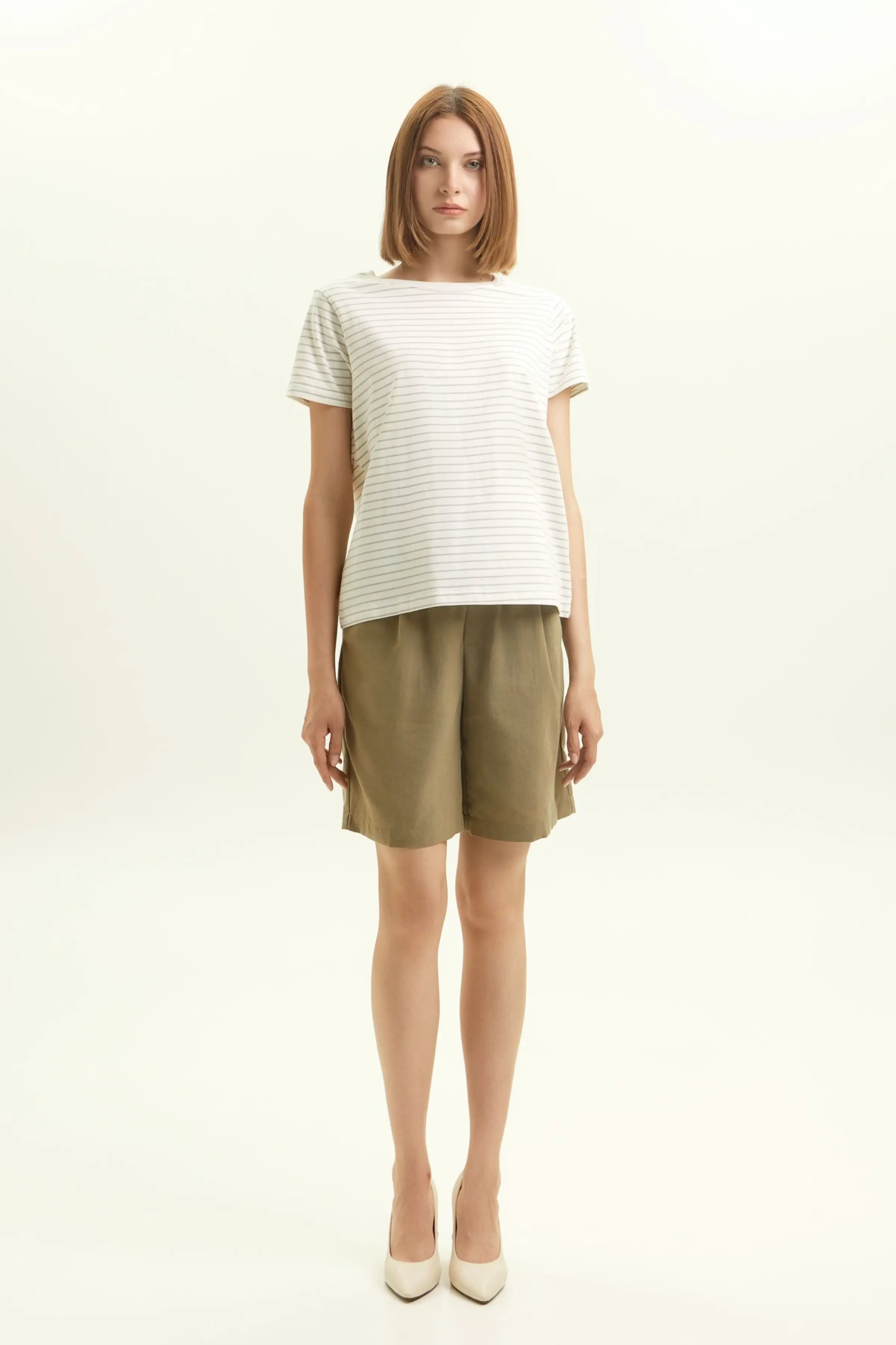 Шорты хаки для женщин 45294-14 57