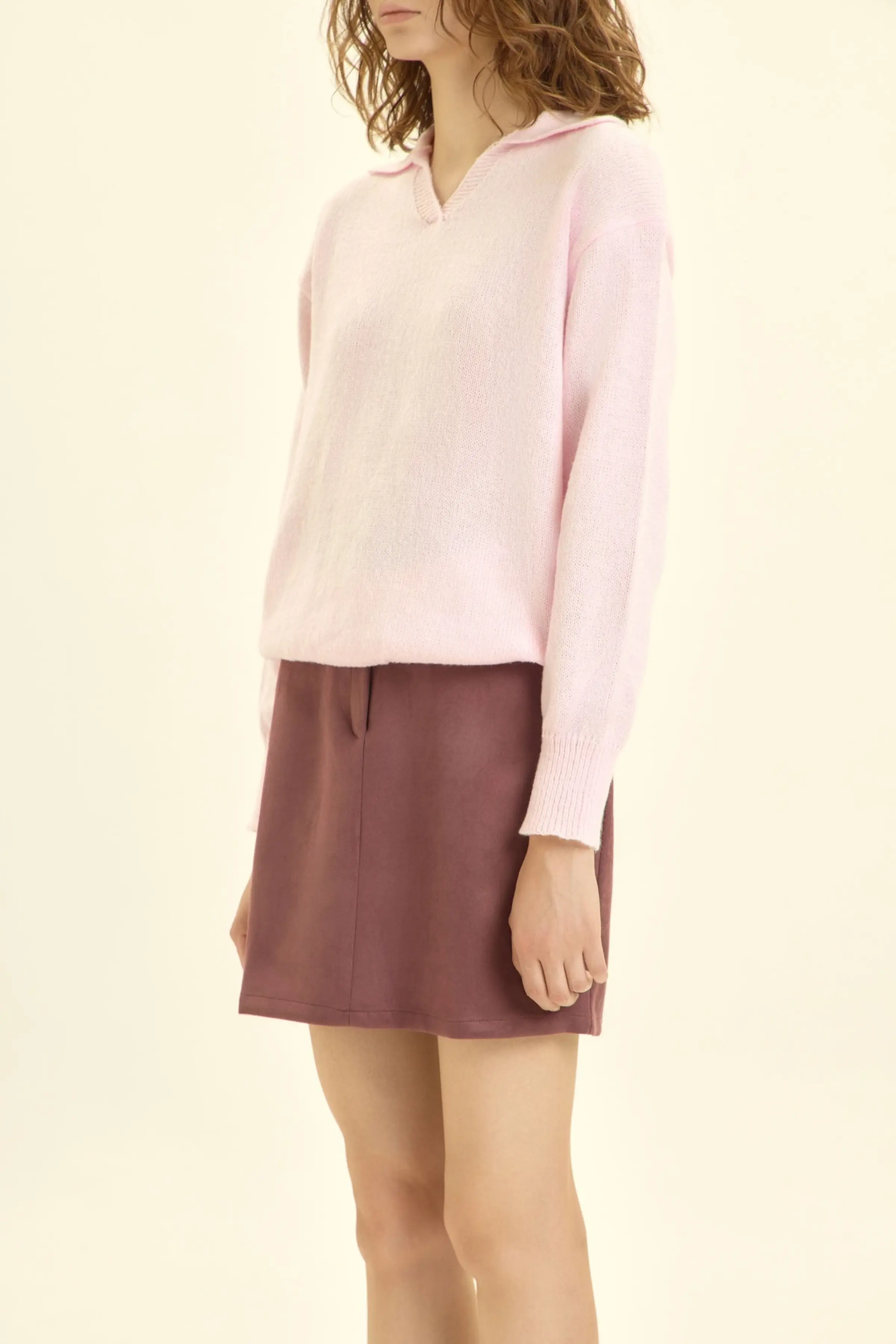 Джемпер розовый для женщин 46194-17 60