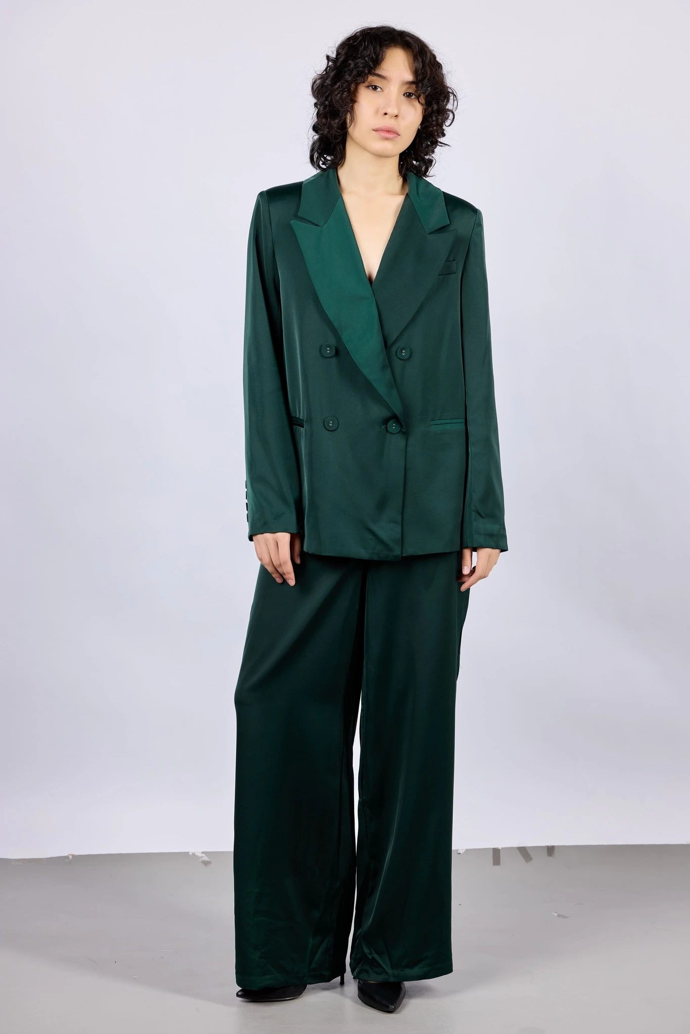 Брюки зеленый для женщин 43196-34 71