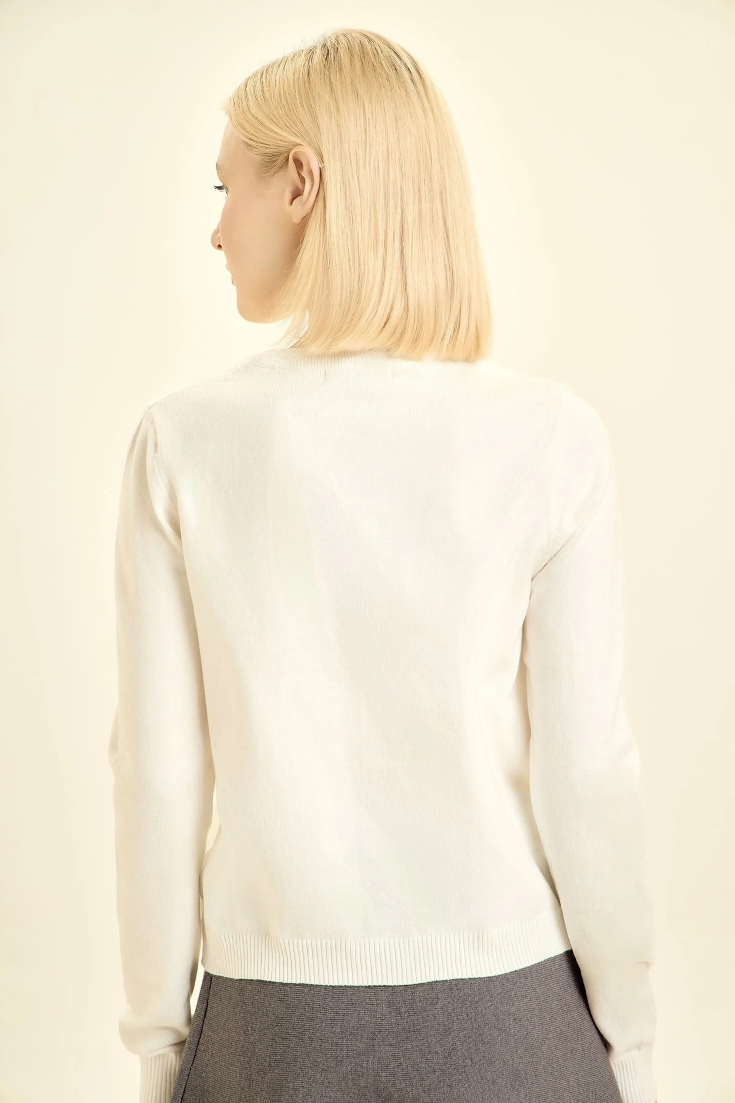 Кардиган белый для женщин 46231-4 50