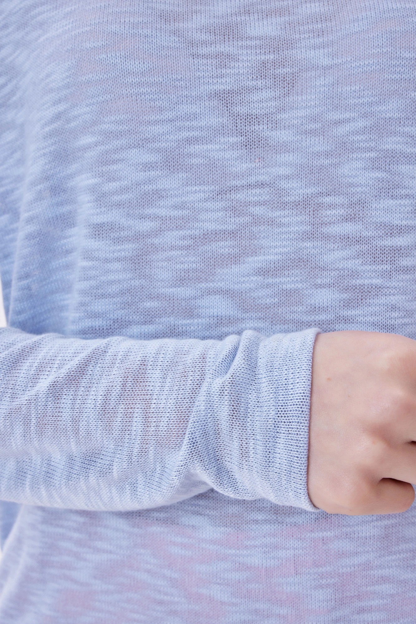 Лонгслив светло-голубой для женщин 40281-25 59